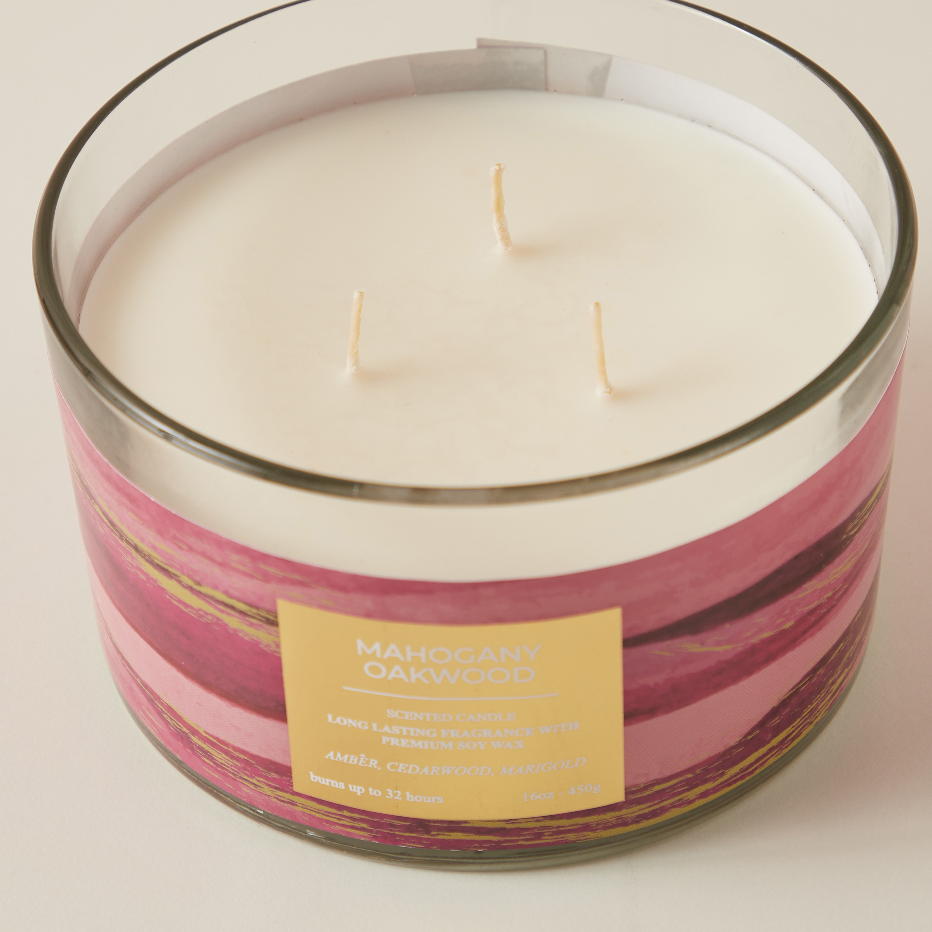 Scent.d Fresh Cotton 3-Wick Jar Candle - 450 gms-household-homefragrance-candles-image-3