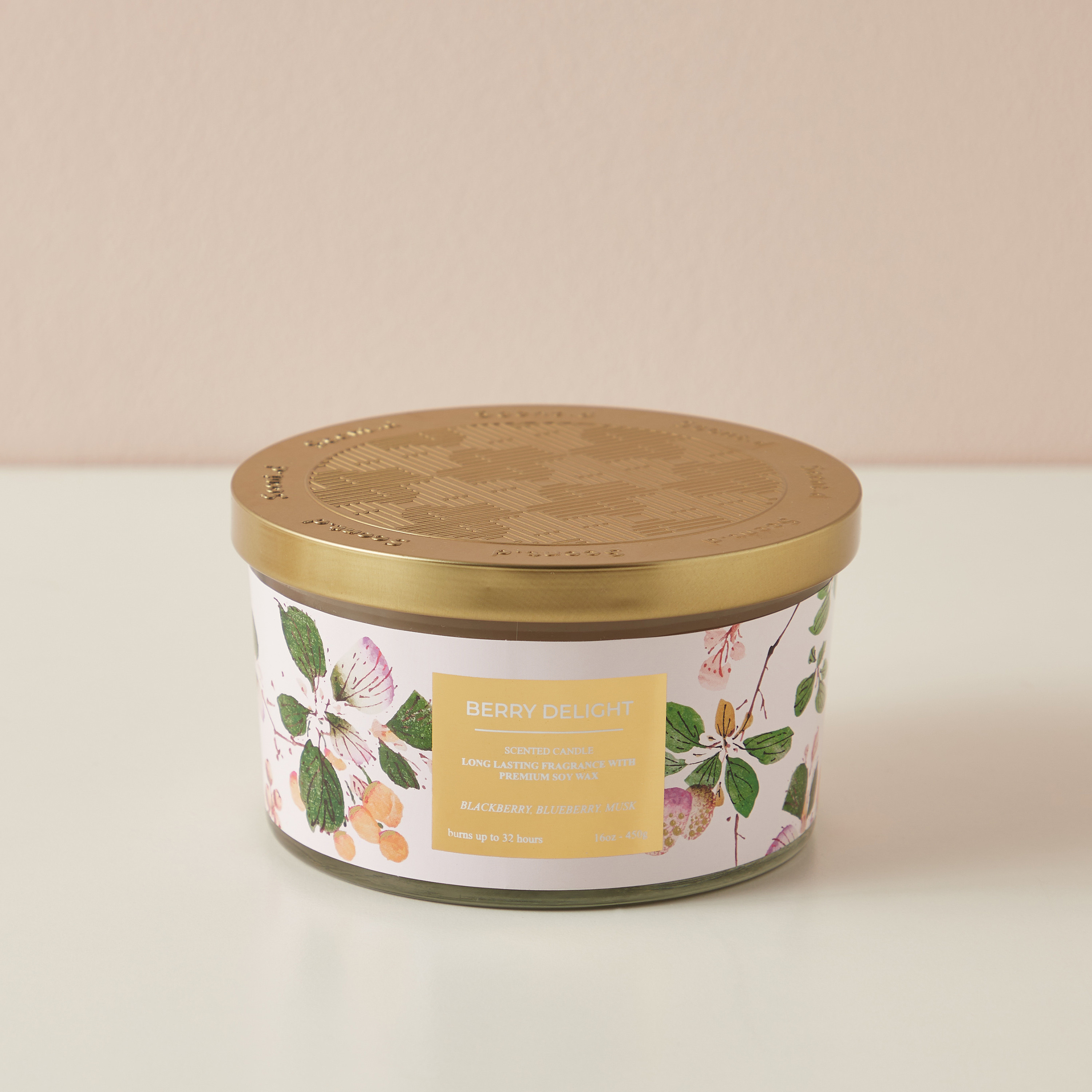 Scent.d Fresh Cotton 3-Wick Jar Candle - 450 gms-household-homefragrance-candles-image-2