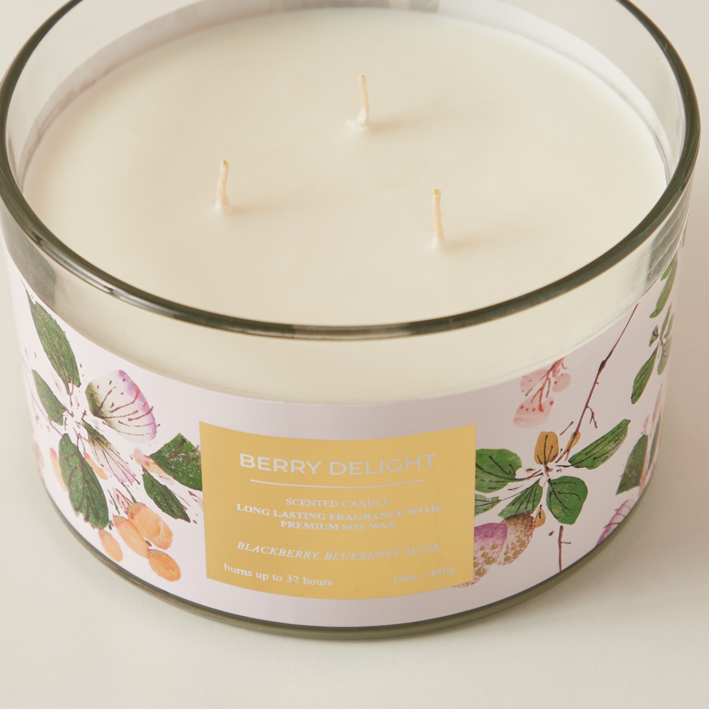 Scent.d Fresh Cotton 3-Wick Jar Candle - 450 gms-household-homefragrance-candles-image-3