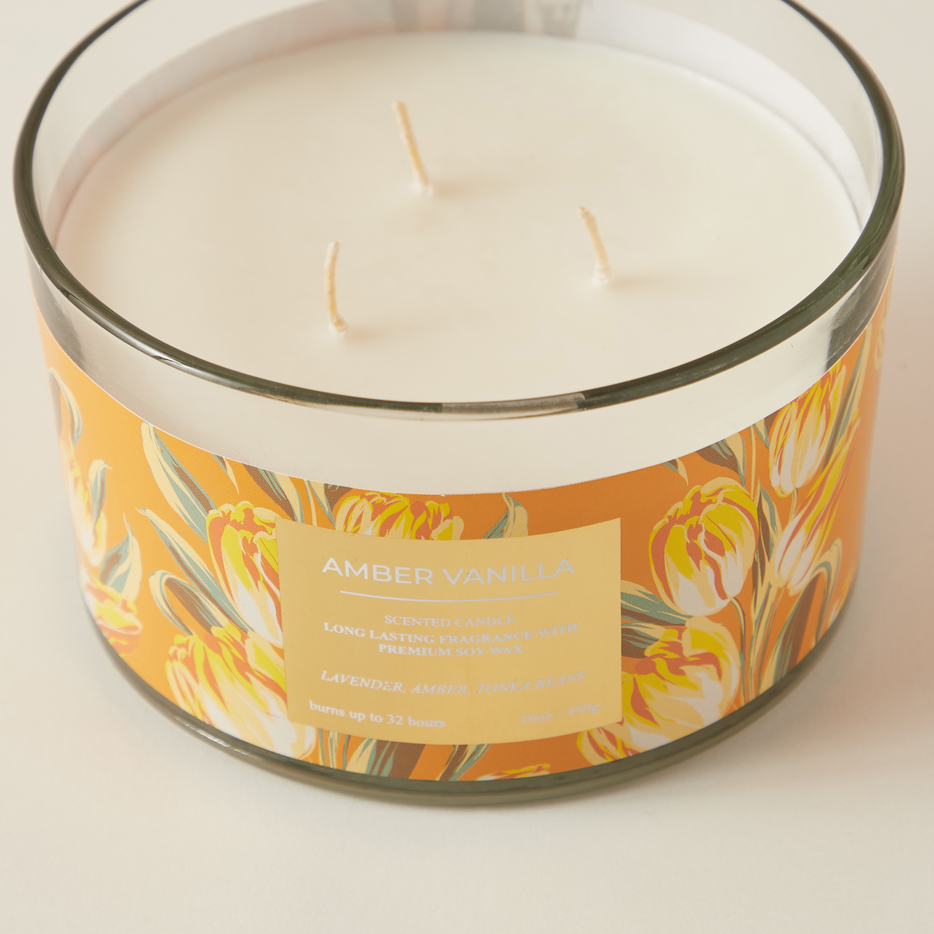 Scent.d Fresh Cotton 3-Wick Jar Candle - 450 gms-household-homefragrance-candles-image-3