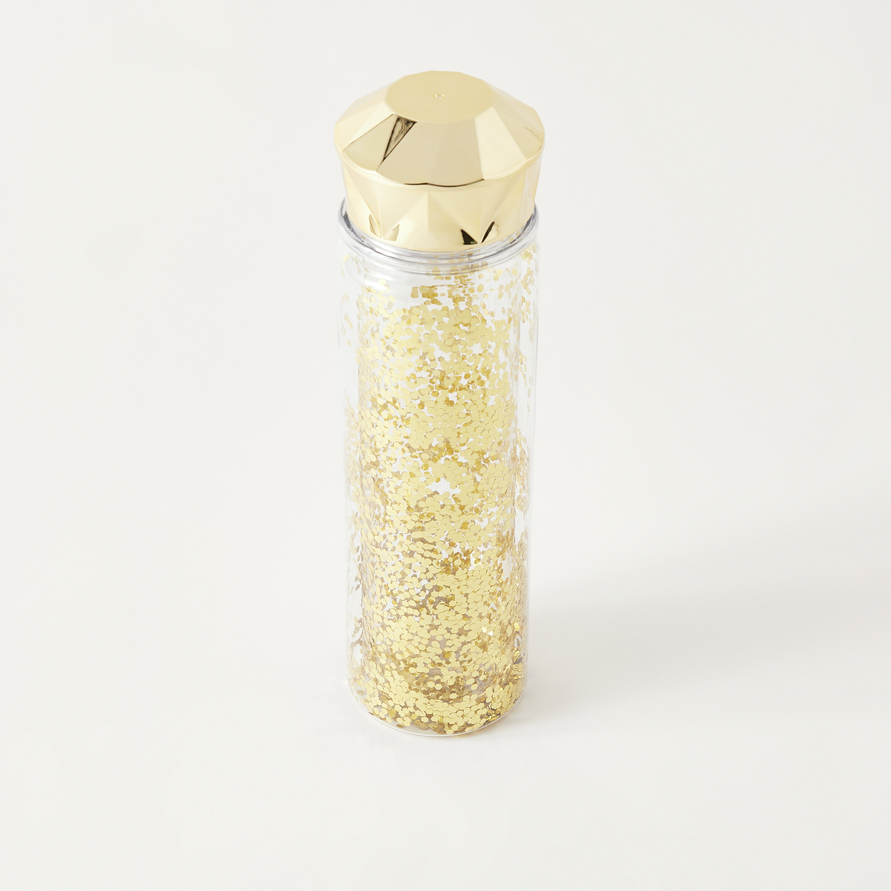 Glitter Embellished Double Wall Water Bottle - 550 ml-school-waterbottles-image-2