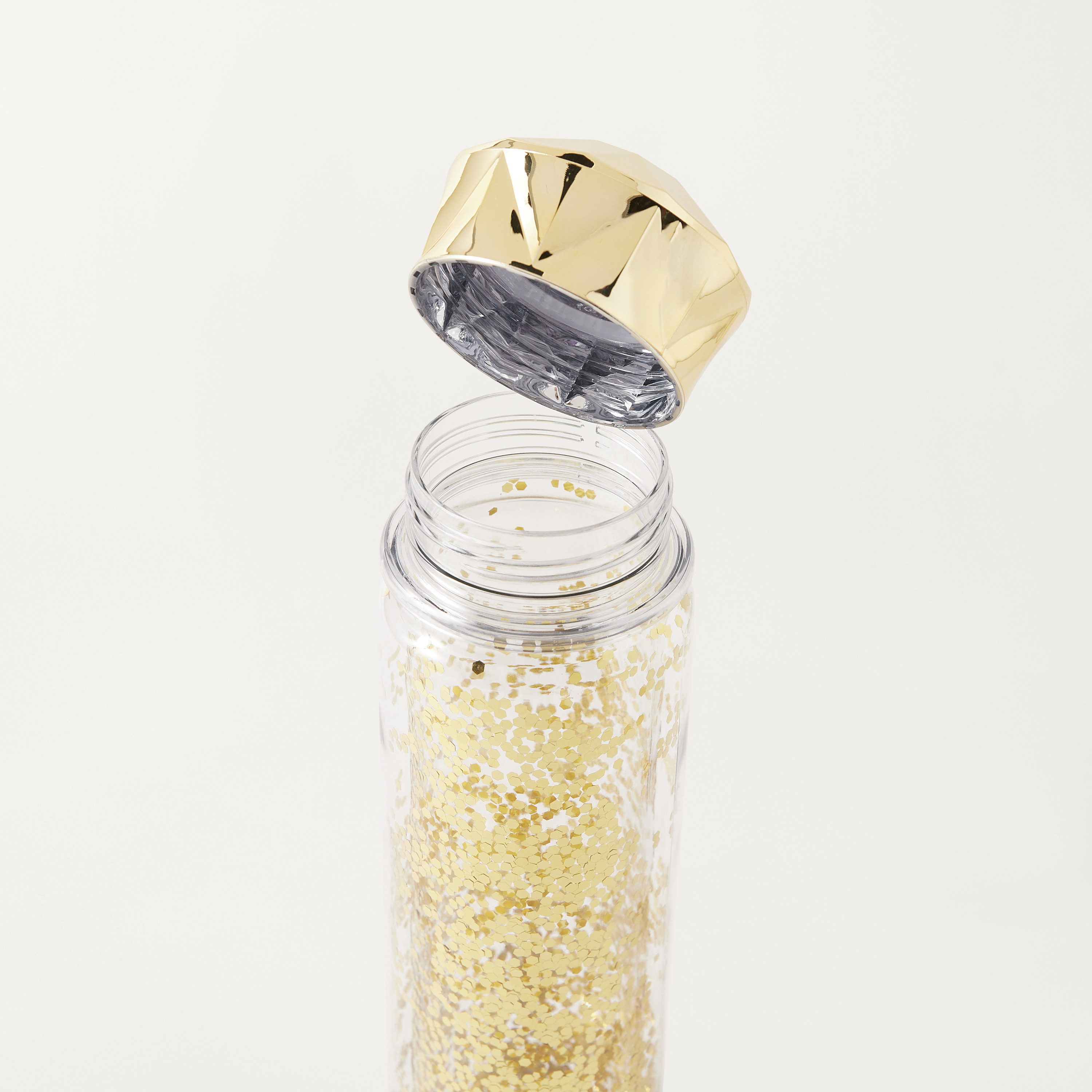 Glitter Embellished Double Wall Water Bottle - 550 ml-school-waterbottles-image-3