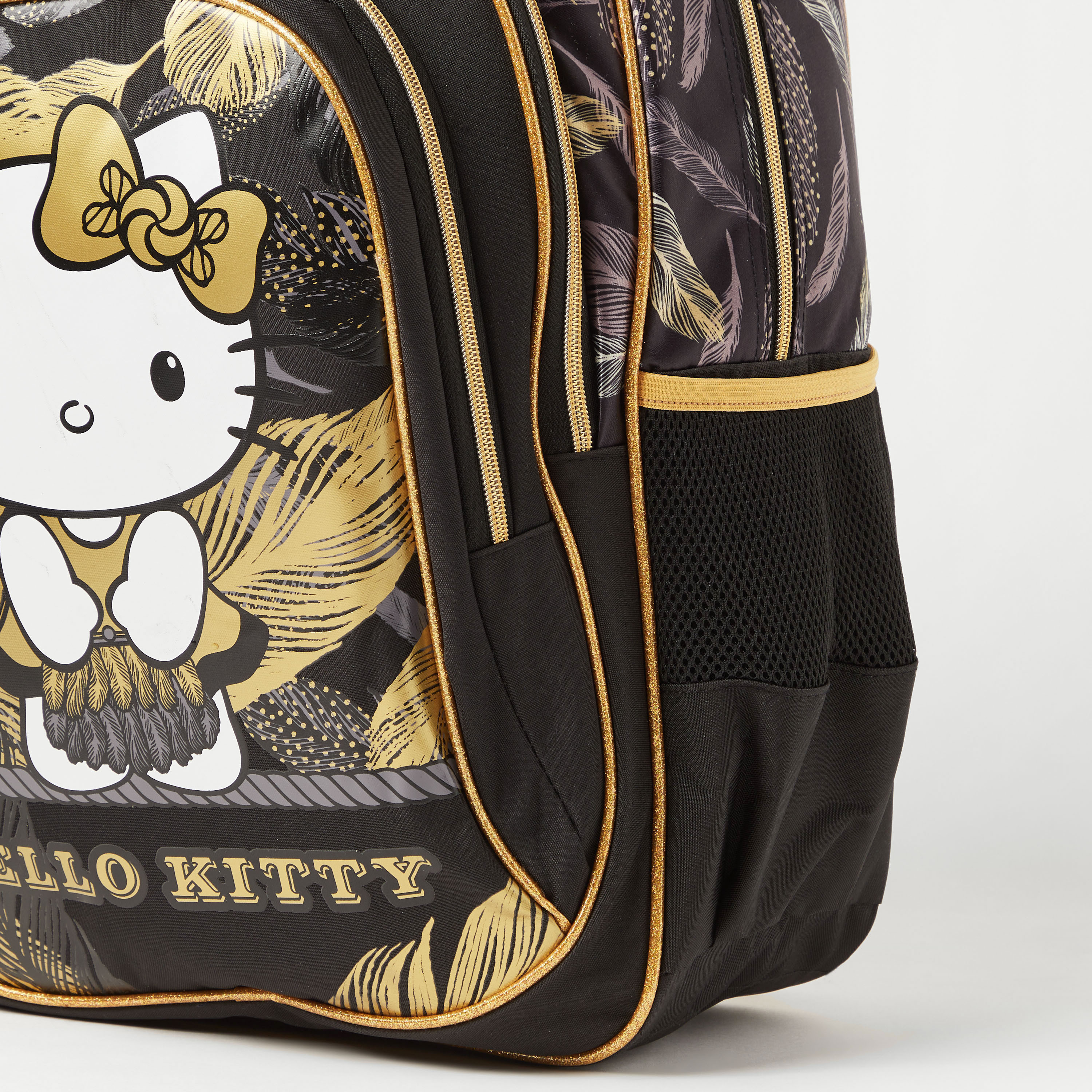 Hello Kitty Foil Print Backpack with Adjustable Shoulder Straps - 18 inches-school-bagsandbackpacks-backpacks-image-4