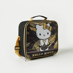 Hello Kitty Print Insulated Lunch Bag with Adjustable Trolley Belt