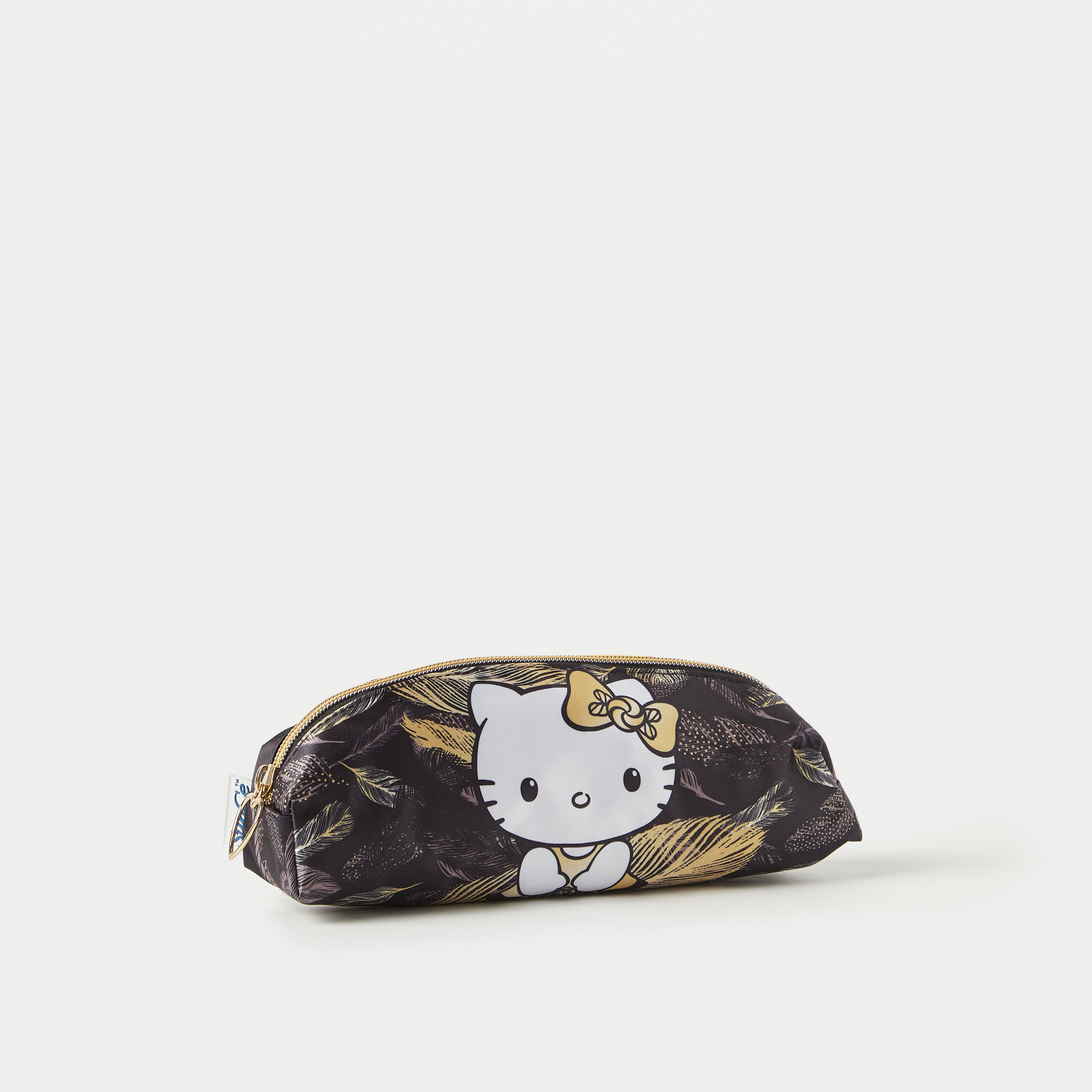 Hello Kitty Print Pencil Pouch with Zip Closure-school-stationery-pencilcases-image-2