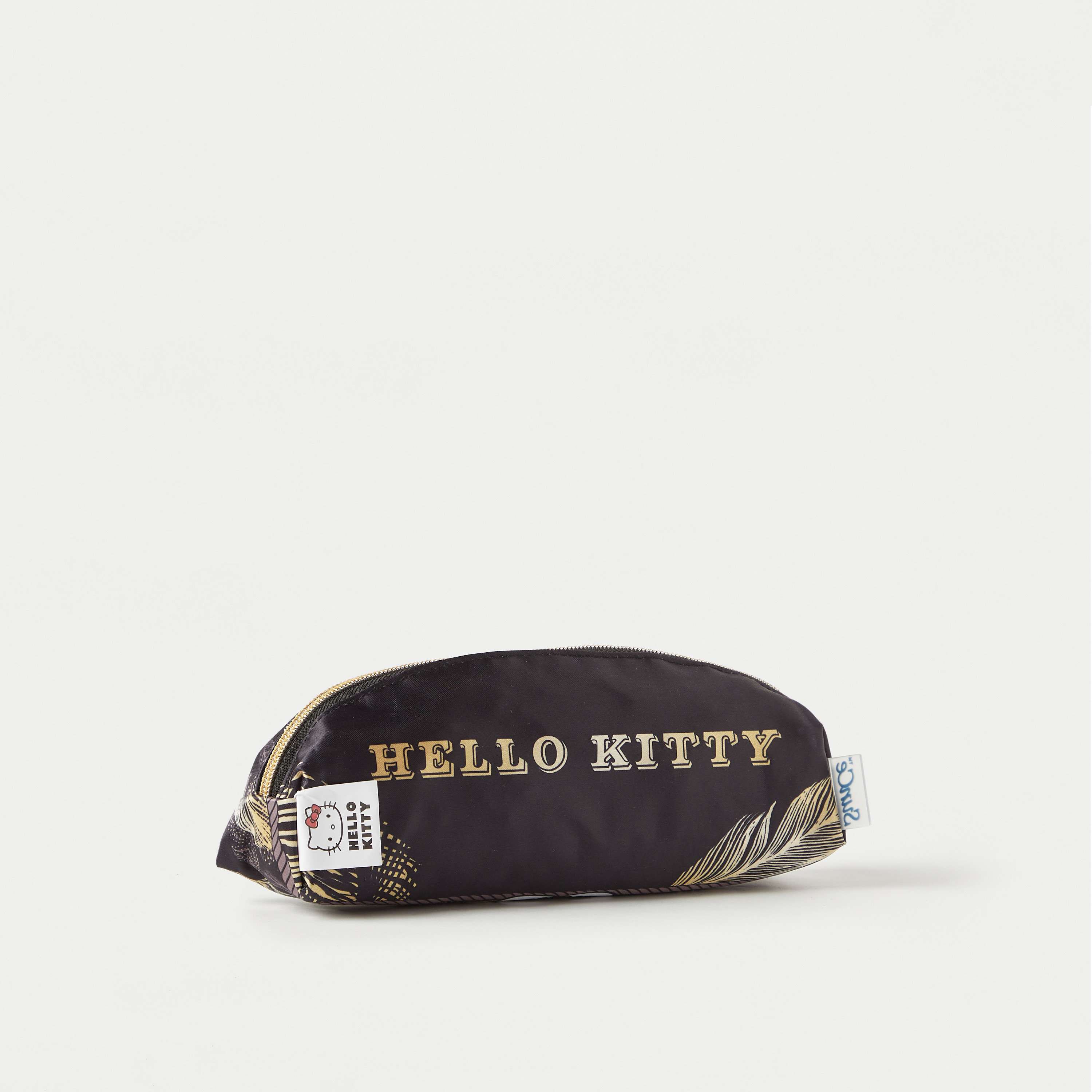 Hello Kitty Print Pencil Pouch with Zip Closure-school-stationery-pencilcases-image-4