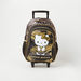 Hello Kitty Print Trolley Backpack - 18 inches-Trolleys-thumbnailMobile-0