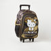 Hello Kitty Print Trolley Backpack - 18 inches-Trolleys-thumbnailMobile-1