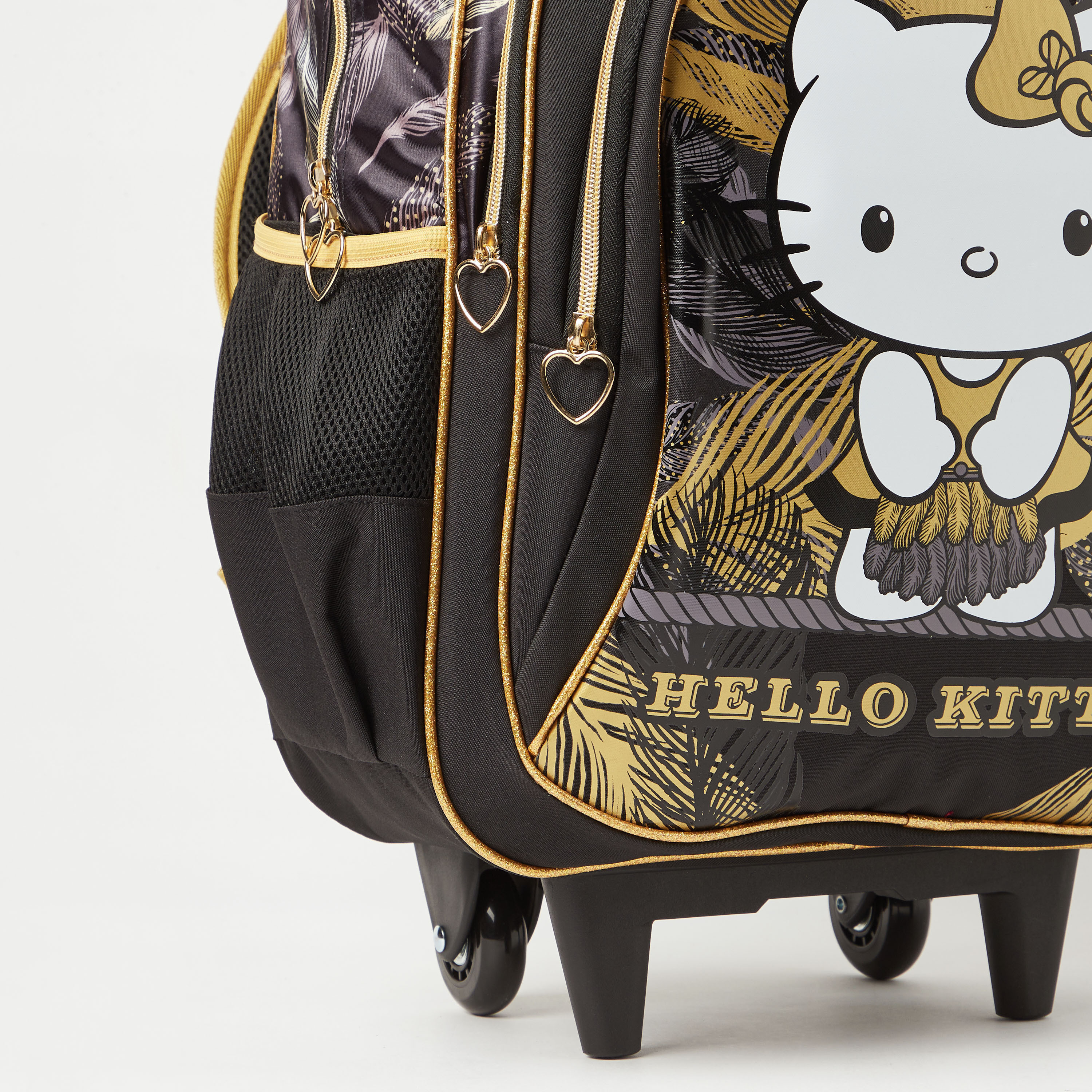 Hello Kitty Print Trolley Backpack - 18 inches-school-bagsandbackpacks-trolleybags-image-3