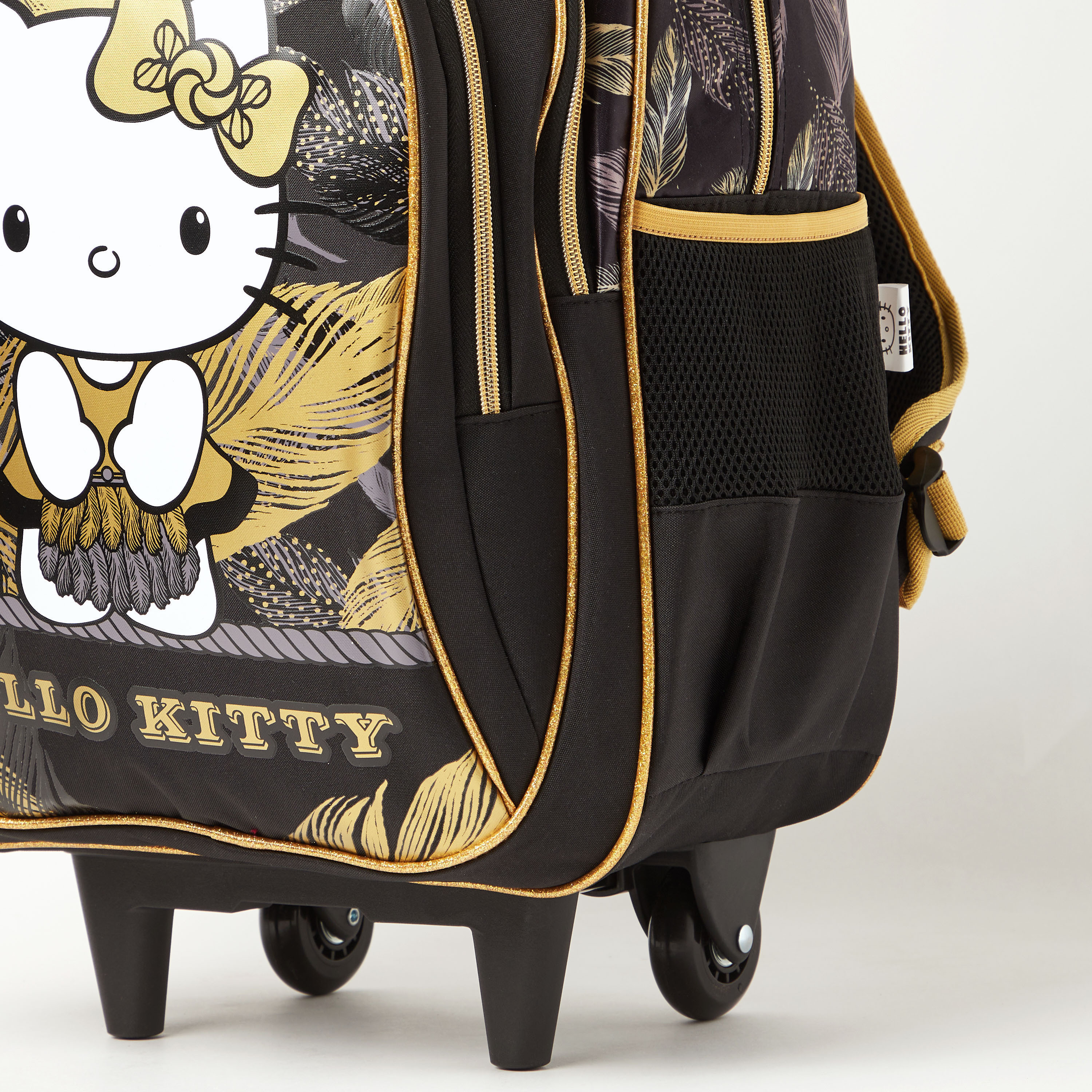 Hello Kitty Print Trolley Backpack - 18 inches-school-bagsandbackpacks-trolleybags-image-4