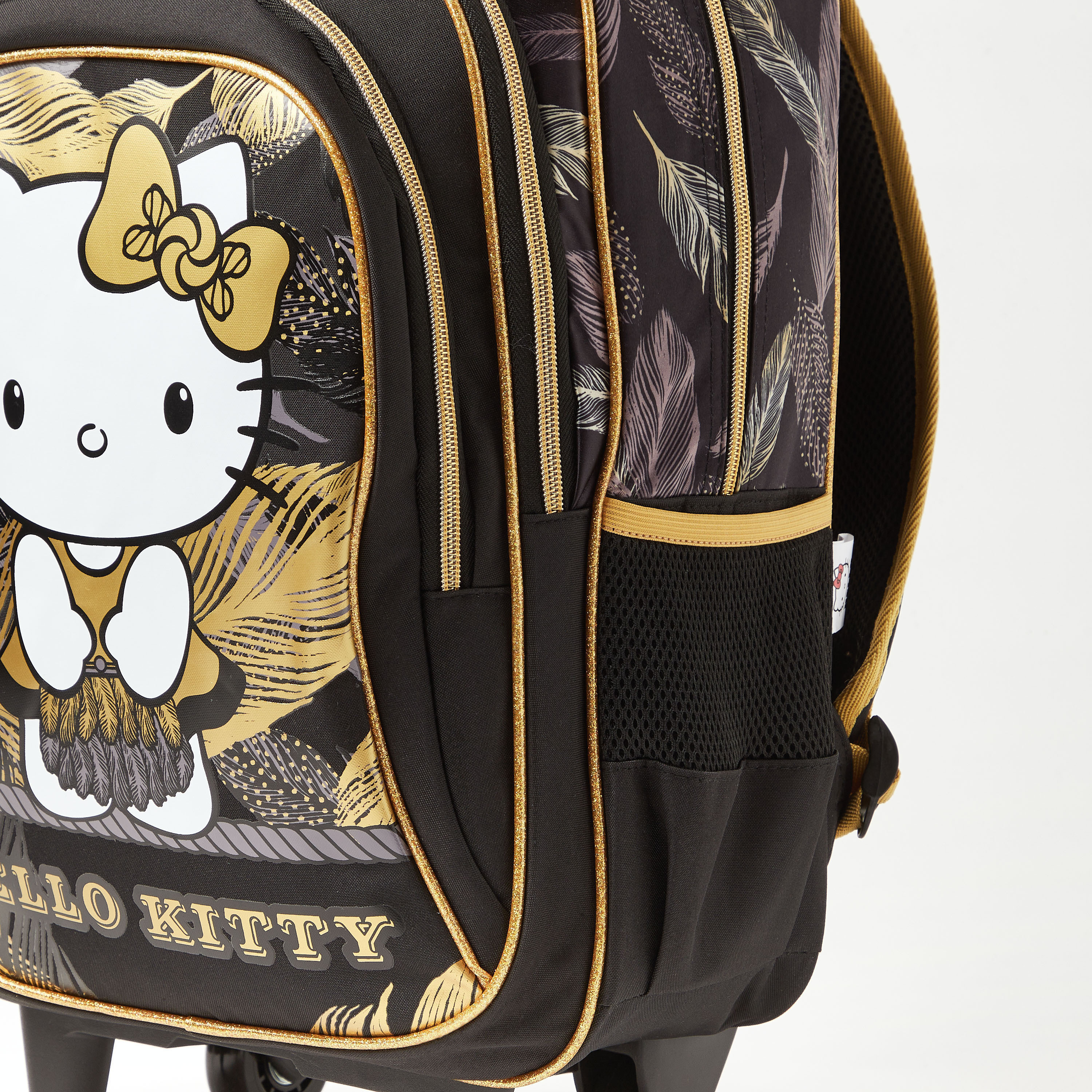 Hello Kitty Printed Trolley Backpack with Retractable Handle - 16 inches-school-bagsandbackpacks-trolleybags-image-5
