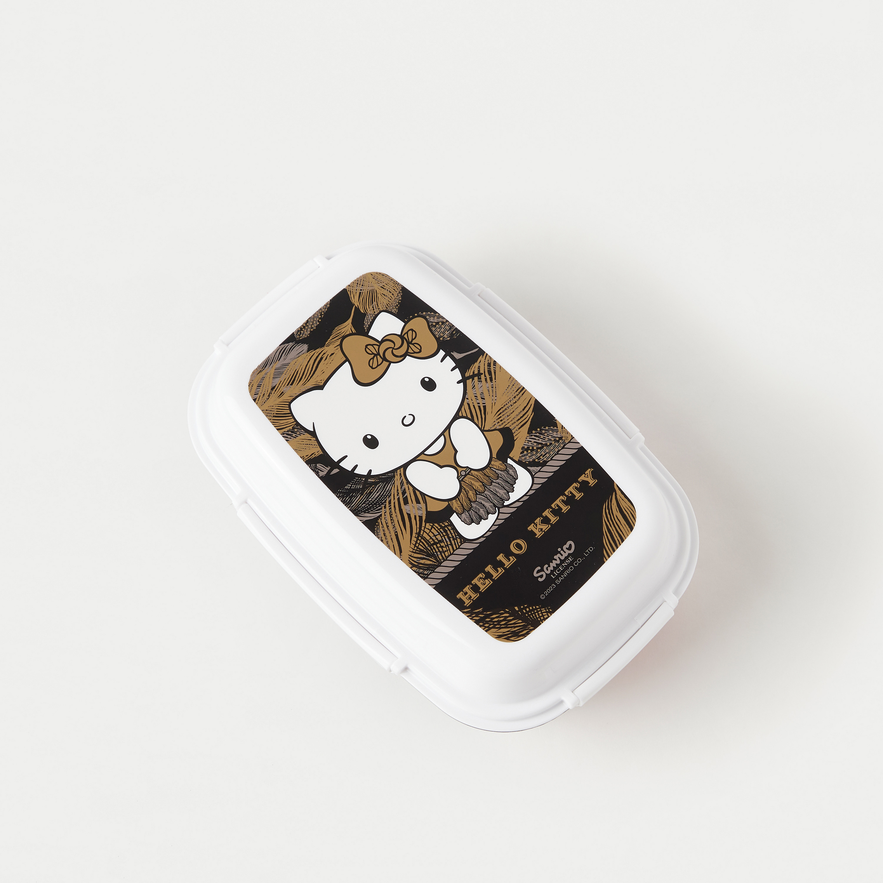 Hello Kitty Printed 4-Tray Lunch Box with Clip-Lock Lid-school-lunchessentials-lunchboxes-image-2