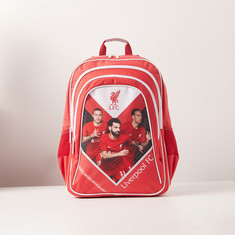 Liverpool Graphic Print Backpack with Adjustable Straps - 18 inches