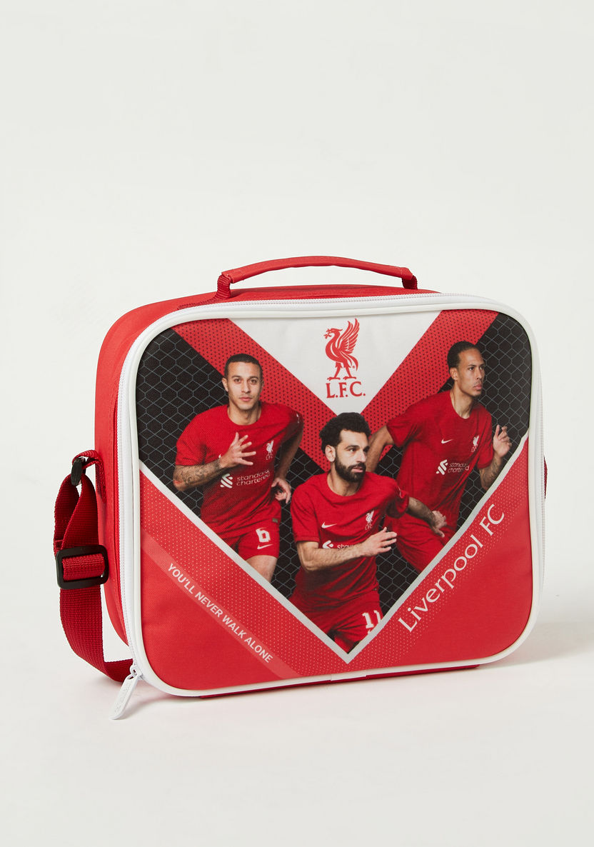 Liverpool Printed Lunch Bag with Adjustable Shoulder Strap-Lunch Bags-image-0