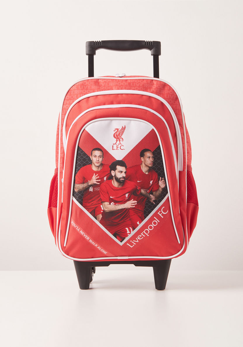Liverpool Graphic Print Trolley Backpack - 16 inches-Trolleys-image-0