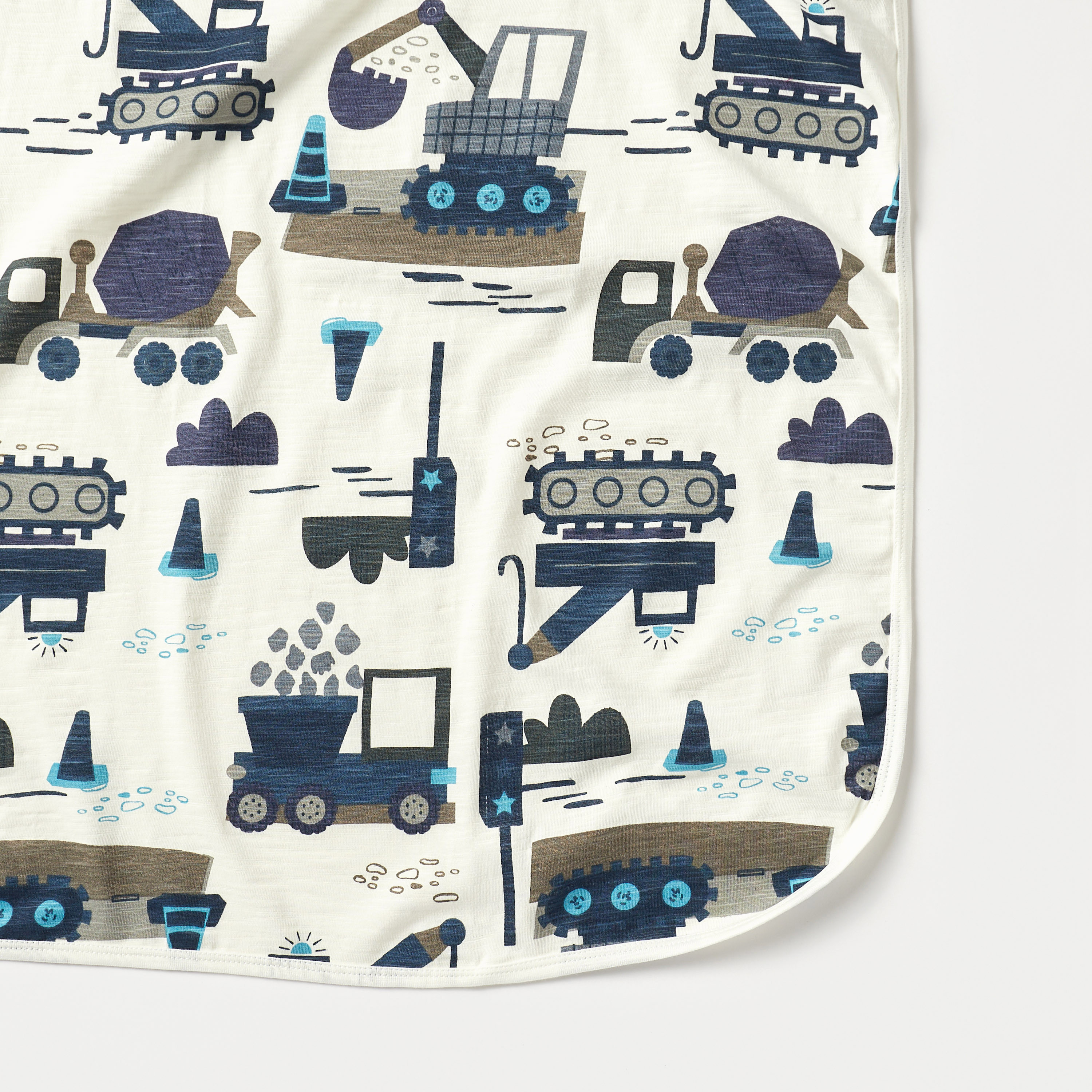 Juniors Vehicle Print Receiving Blanket - 70x70 cm-baby-nursery-blanketsandswaddles-receivingblankets-image-2