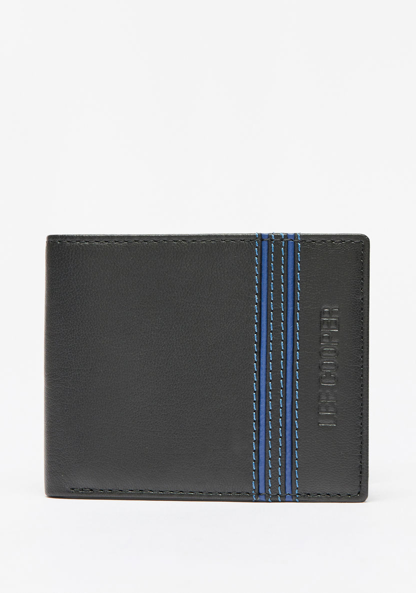 Lee Cooper Solid Bi-Fold Wallet-Men%27s Wallets%C2%A0& Pouches-image-0