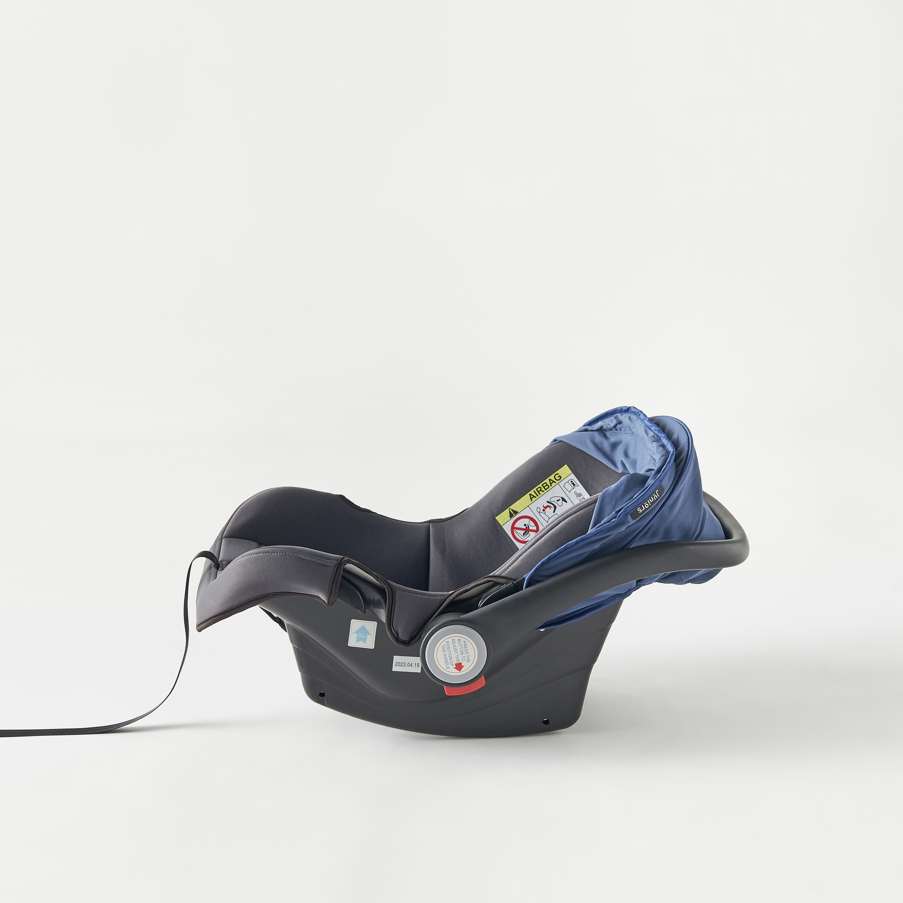 Juniors Anne 3-Point Harness Infant Car Seat - Peru Grey-baby-gear-carseats-image-4