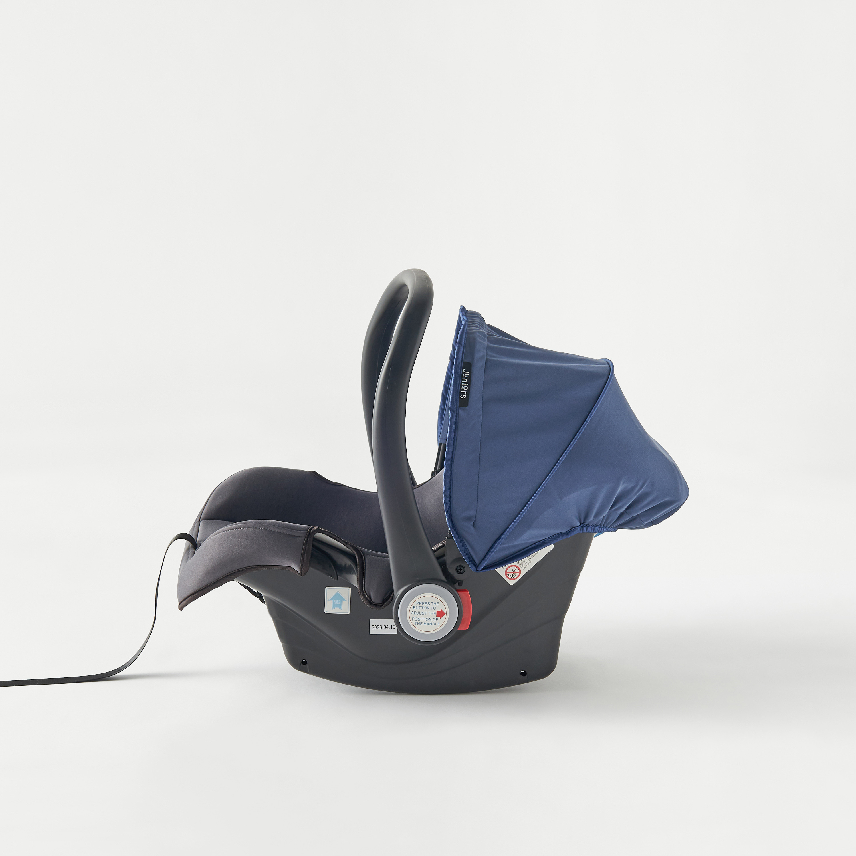 Juniors Anne 3-Point Harness Infant Car Seat - Peru Grey-baby-gear-carseats-image-5