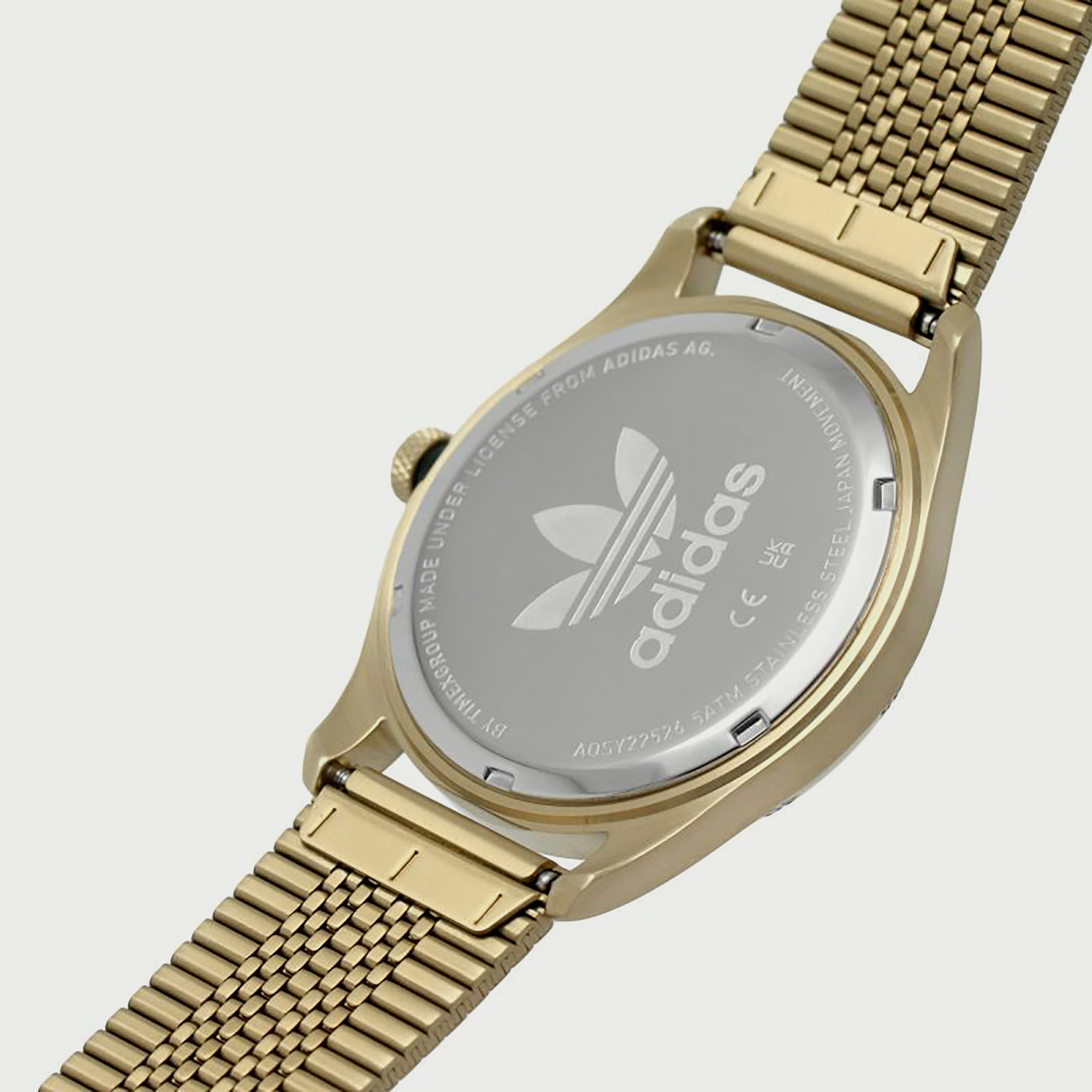 Adidas cheap gold watch