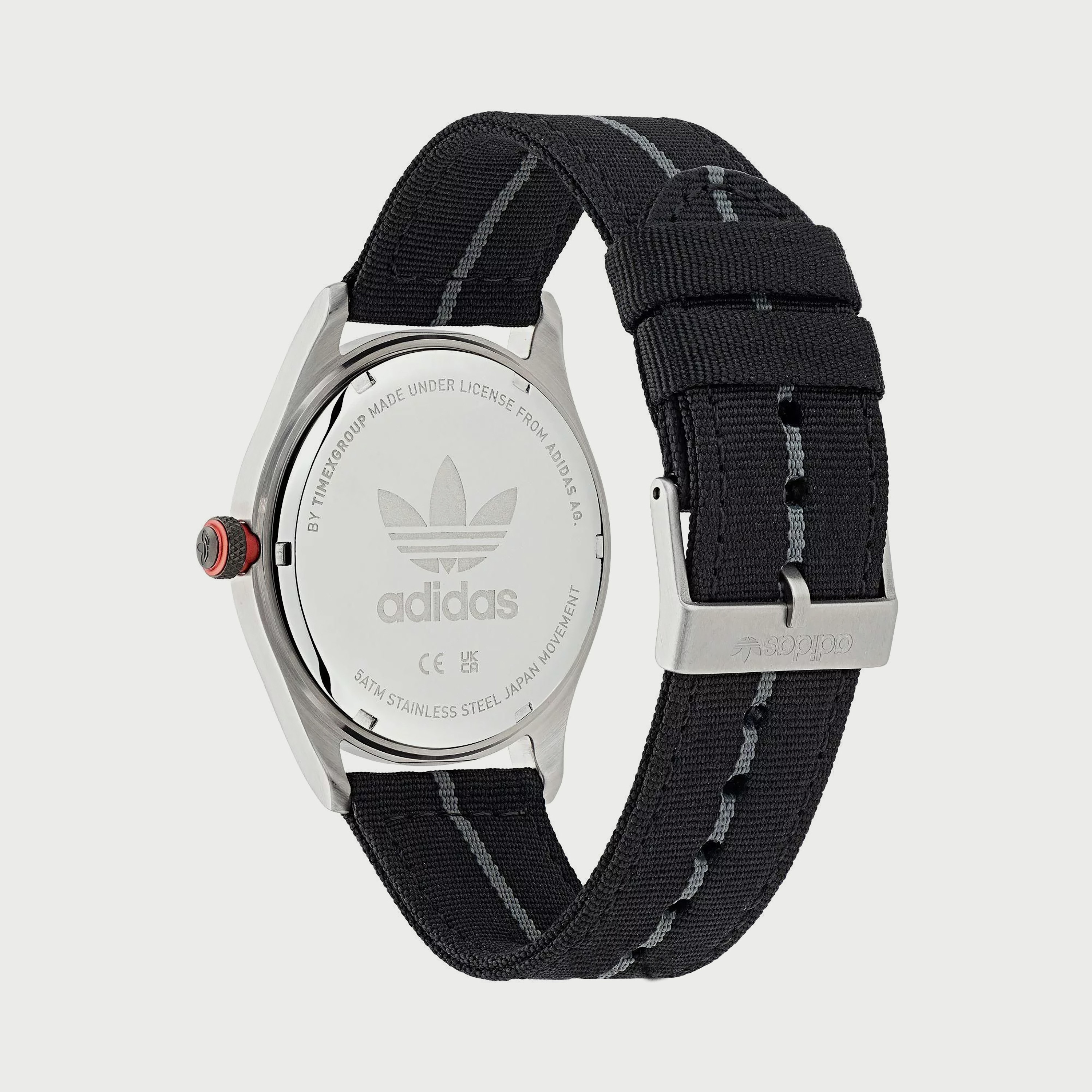 Adidas Men's Black Analog Nylon Strap Watch - AOSY22522 | 42 MM-men-watchesandjewellery-watches-image-3