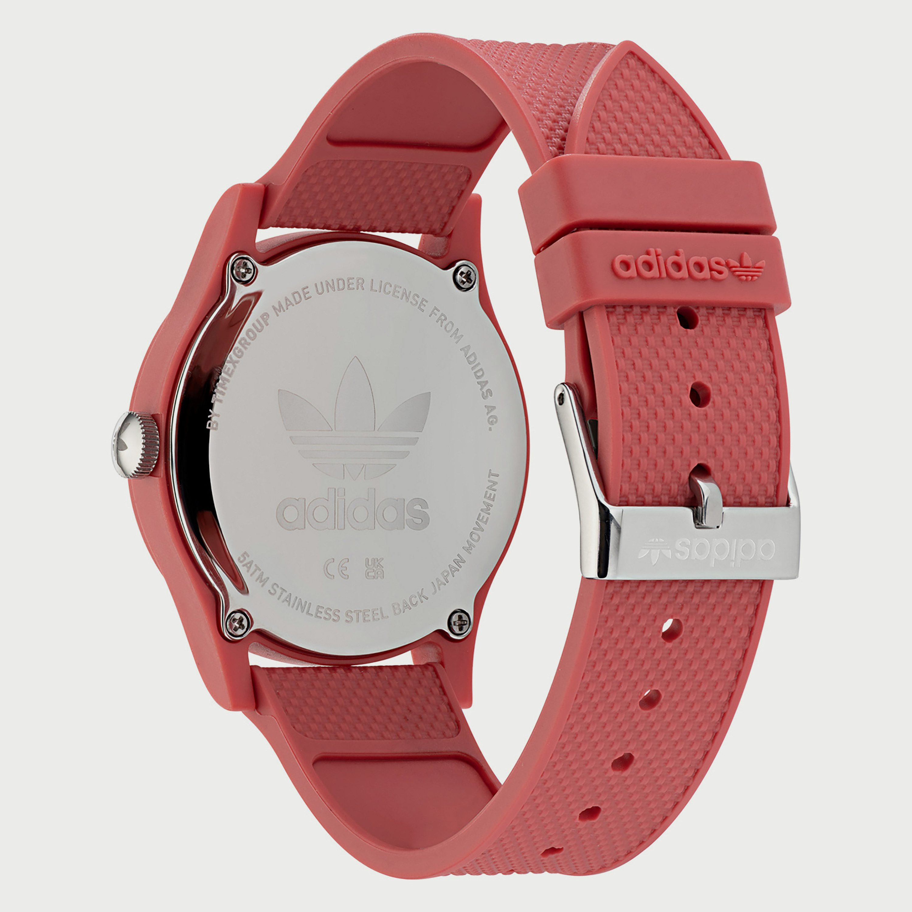ساعة أنالوج بسوار سيليكون بلون كورال من أديداس AOST22046-boys-accessories-watches-image-3