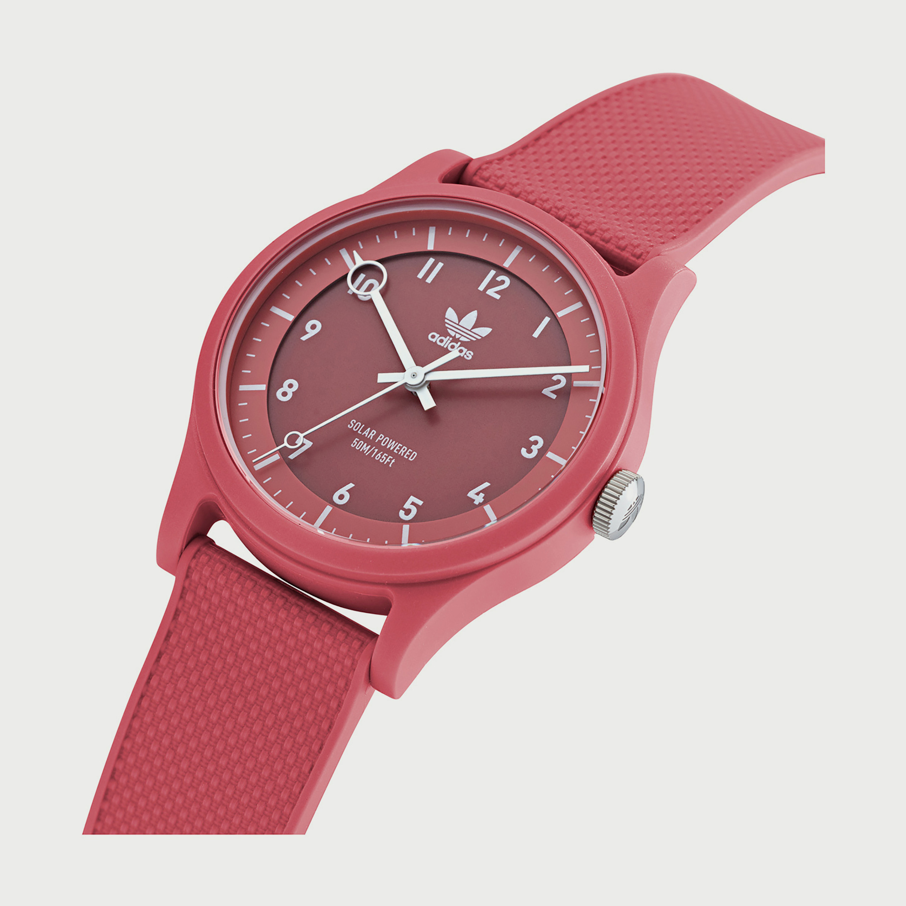 ساعة أنالوج بسوار سيليكون بلون كورال من أديداس AOST22046-boys-accessories-watches-image-4
