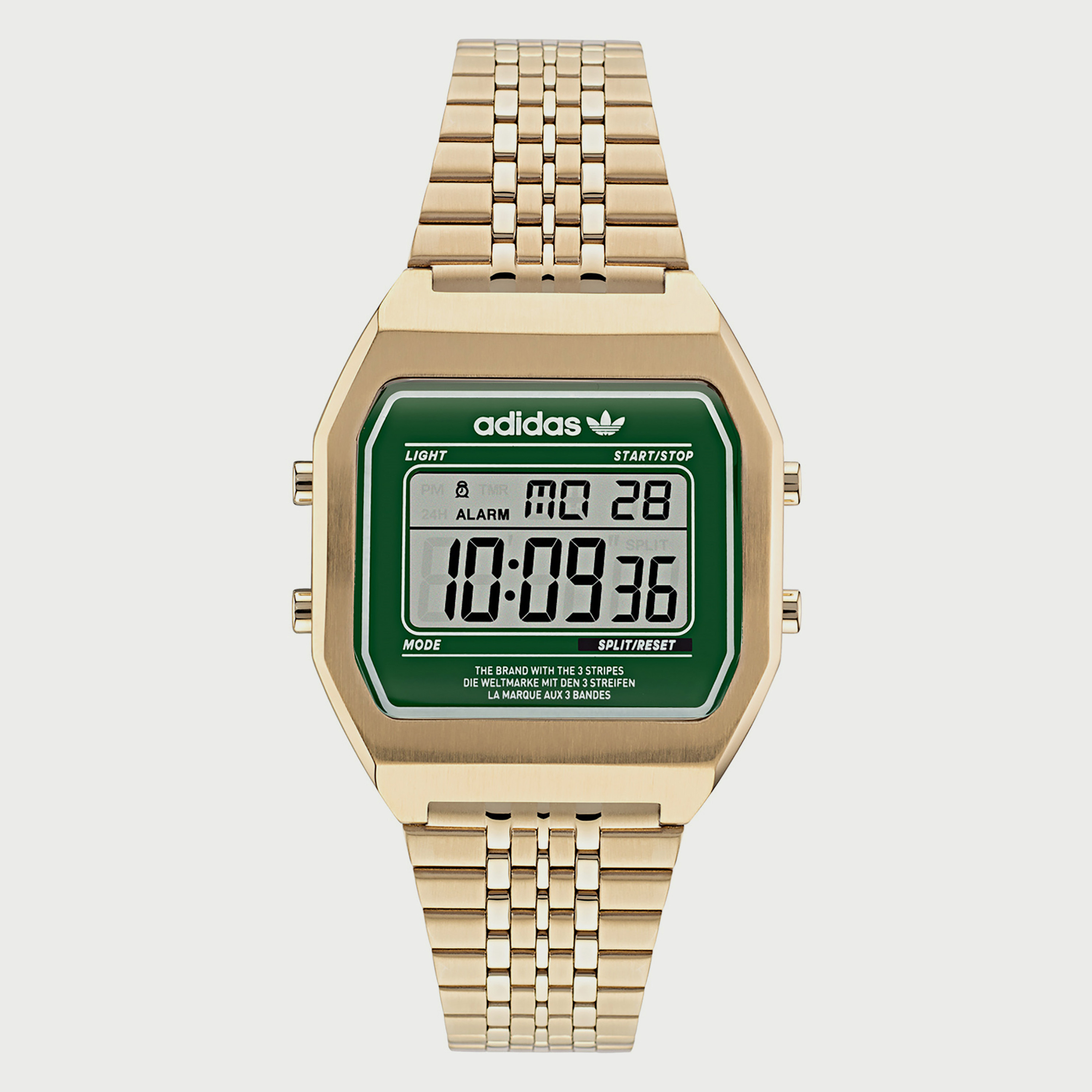 ساعة أنالوج ذهبية بسوار ستانلس ستيل من أوباكو | V286LXGISG-men-watchesandjewellery-watches-image-1