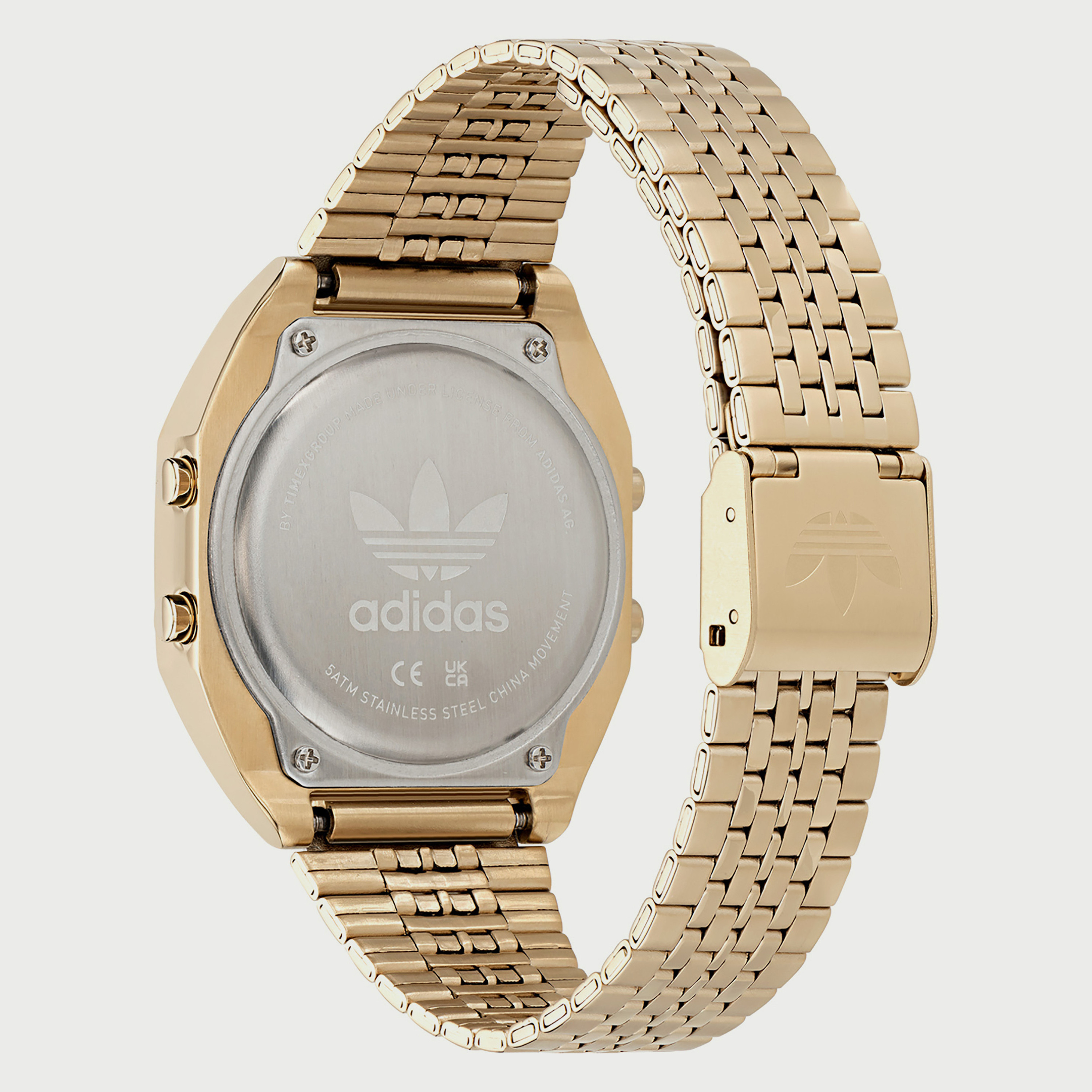 ساعة أنالوج ذهبية بسوار ستانلس ستيل من أوباكو | V286LXGISG-men-watchesandjewellery-watches-image-3