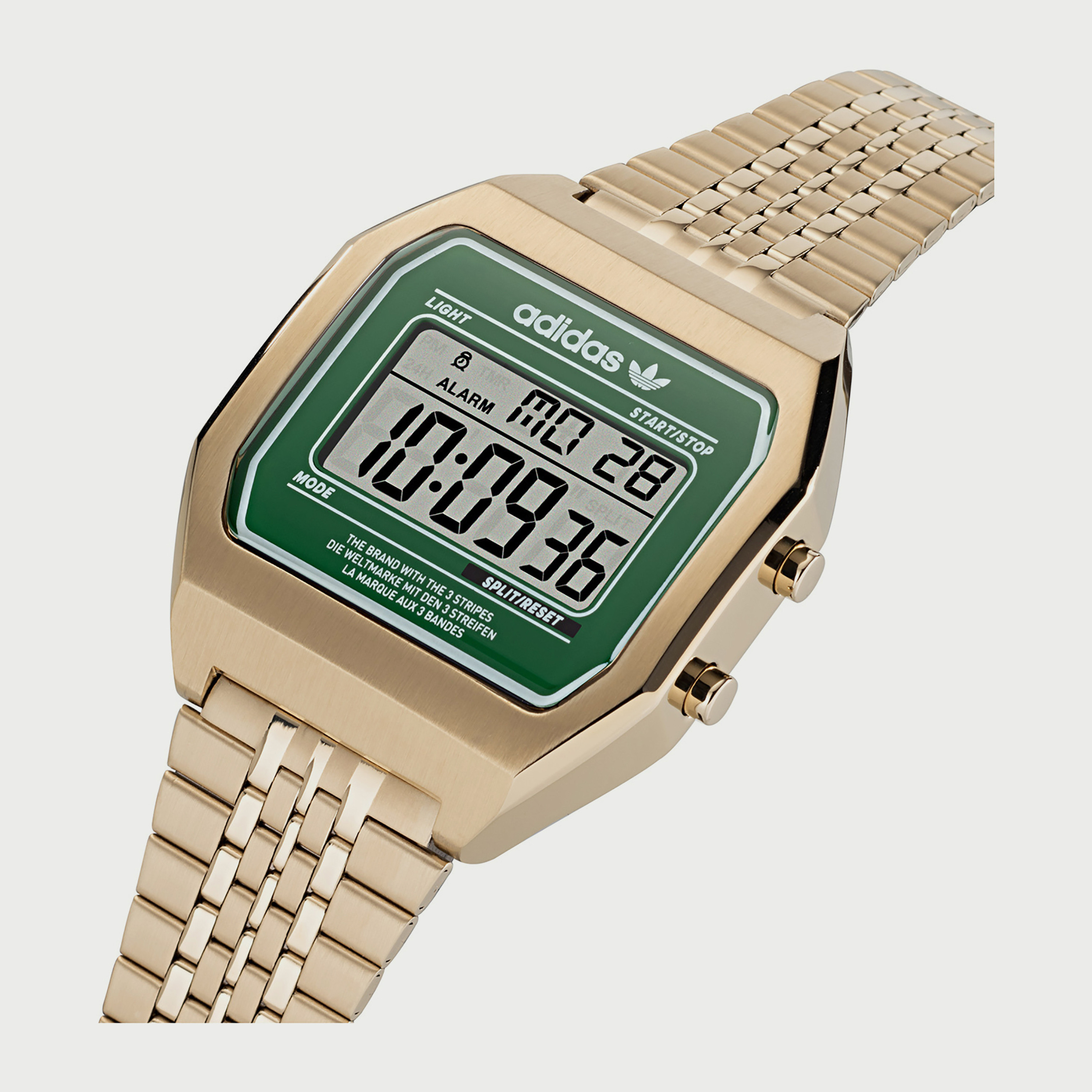 ساعة أنالوج ذهبية بسوار ستانلس ستيل من أوباكو | V286LXGISG-men-watchesandjewellery-watches-image-4