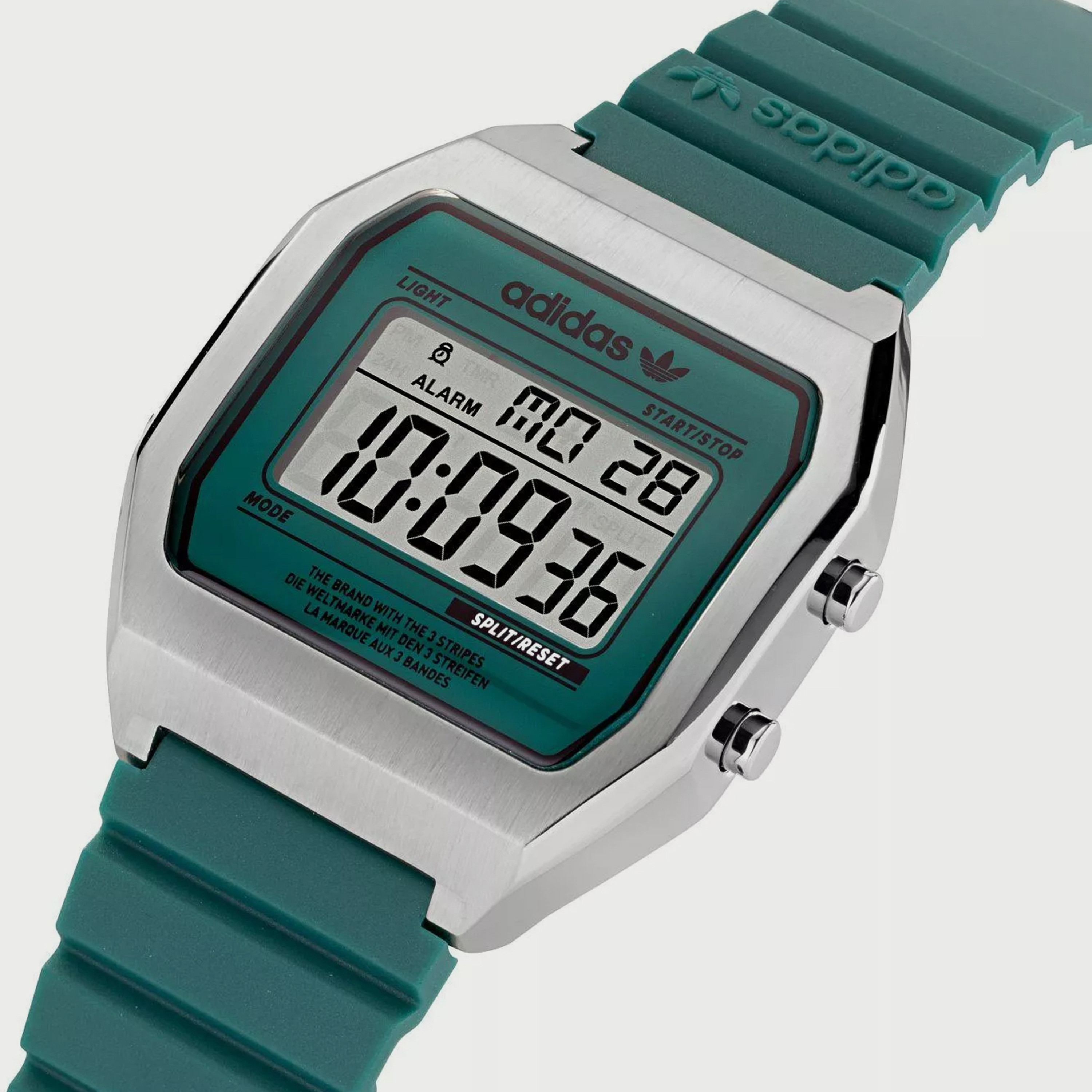 Adidas Green Digital Silicone Strap Watch - AOST22076-boys-accessories-watches-image-4