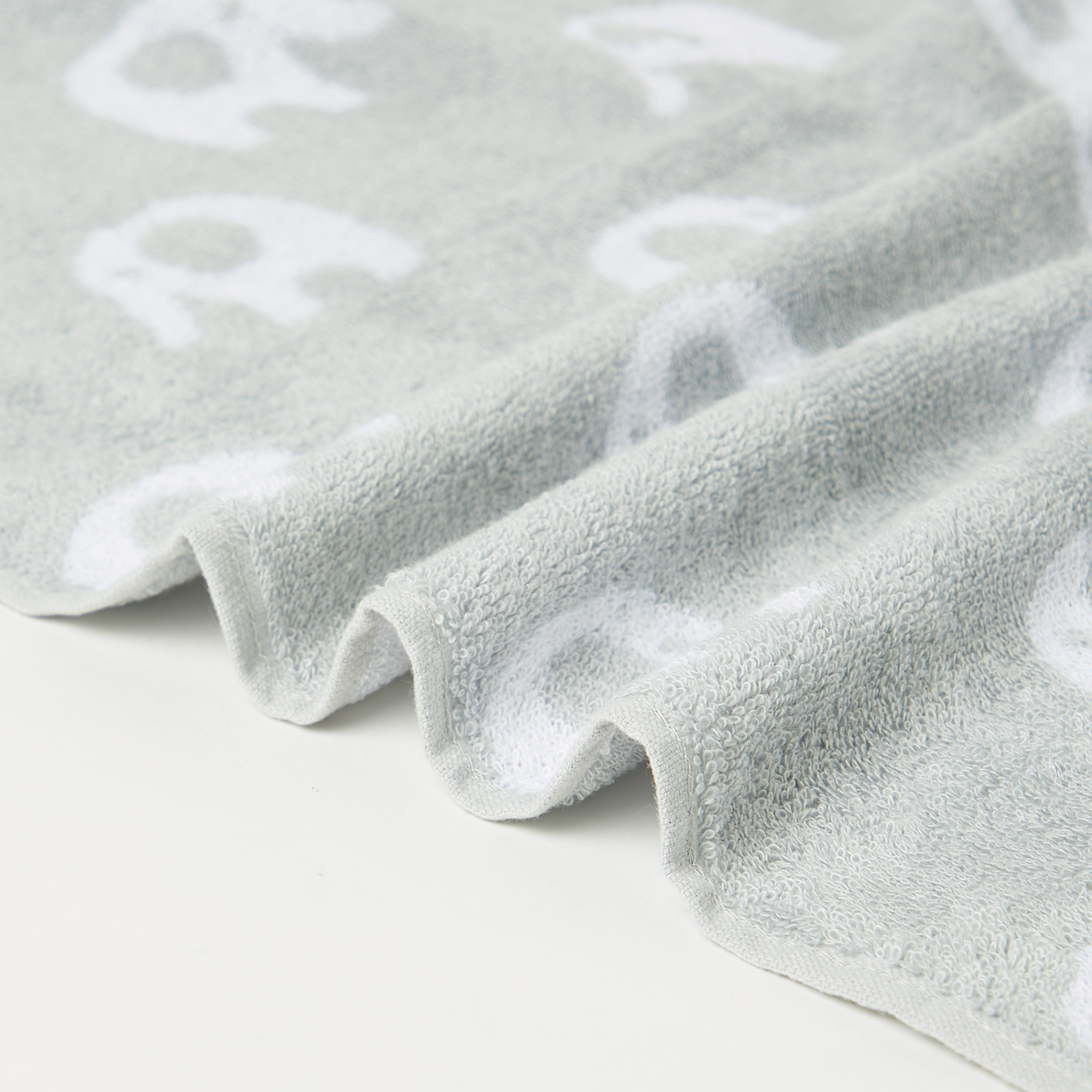 Juniors All-Over Elephant Print Towel - 60x120 cm-baby-bathandcare-towels-image-3