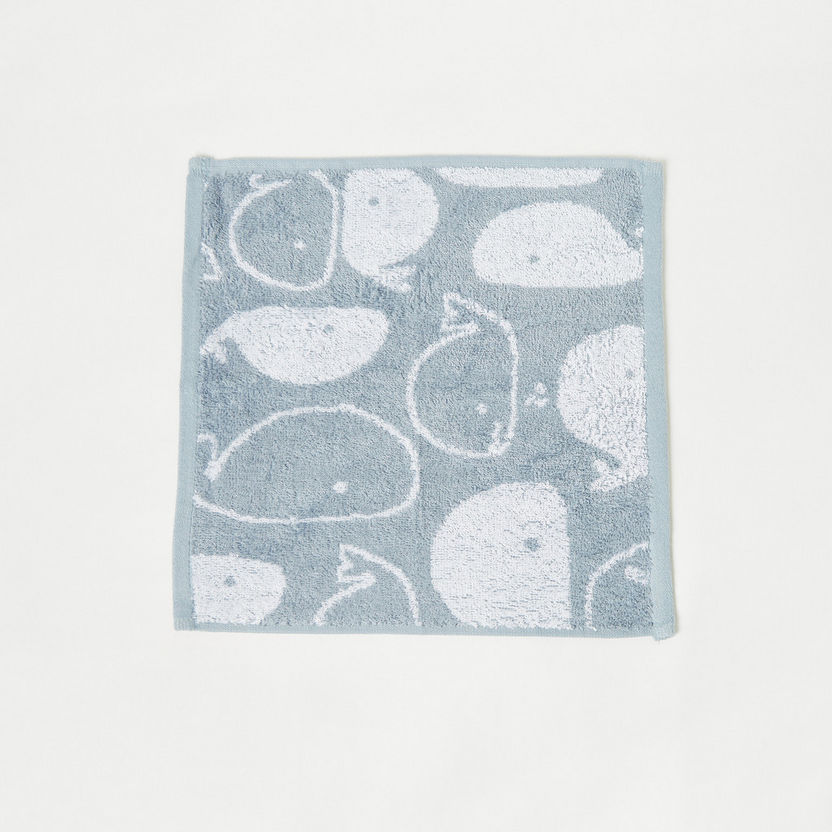 Juniors 3-Piece Whale Detail Towel Set - 33x33 cm-Towels and Flannels-image-2