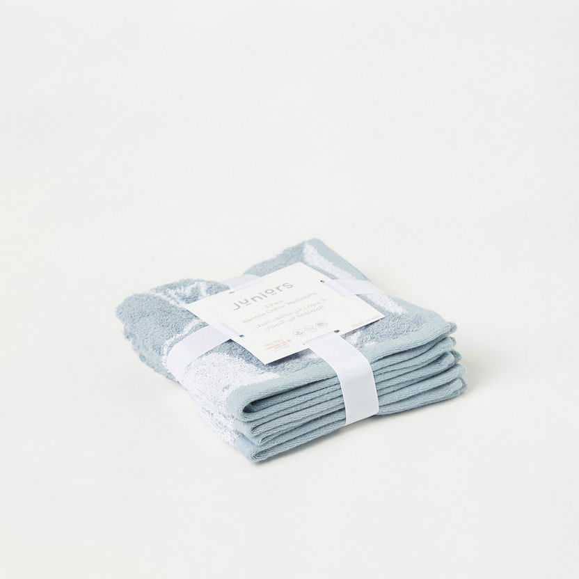 Juniors 3-Piece Whale Detail Towel Set - 33x33 cm-Towels and Flannels-image-3