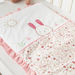 Juniors Bunny Embroidered Cradle Quilt with Ruffle Detail - 75x45 cm-Baby Bedding-thumbnail-1