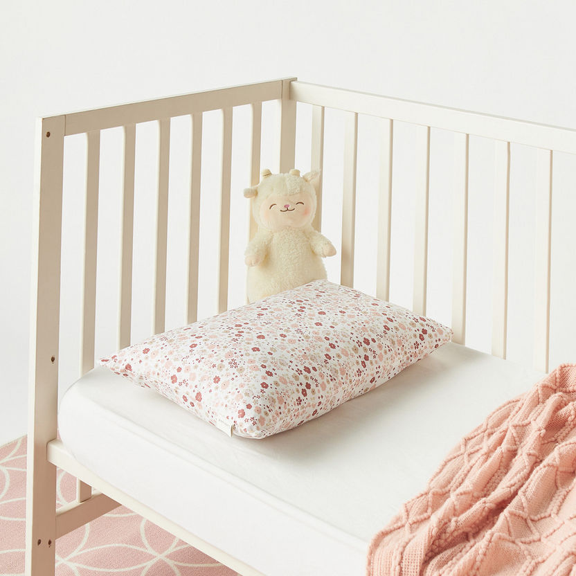 Juniors Floral Print Pillow Case - 25x36 cm-Baby Bedding-image-0