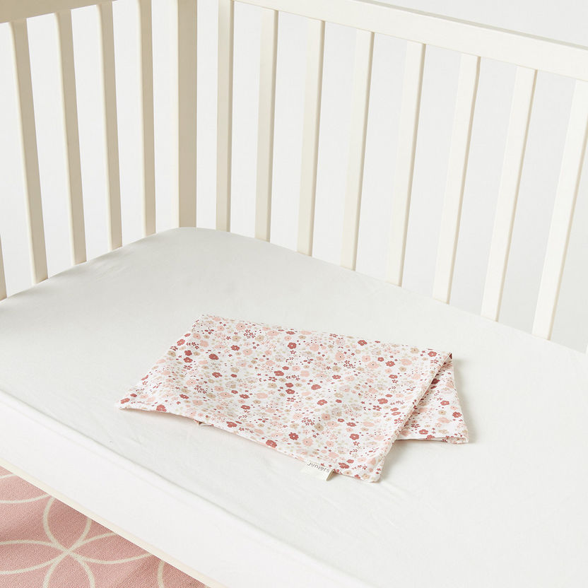 Juniors Floral Print Pillow Case - 25x36 cm-Baby Bedding-image-3