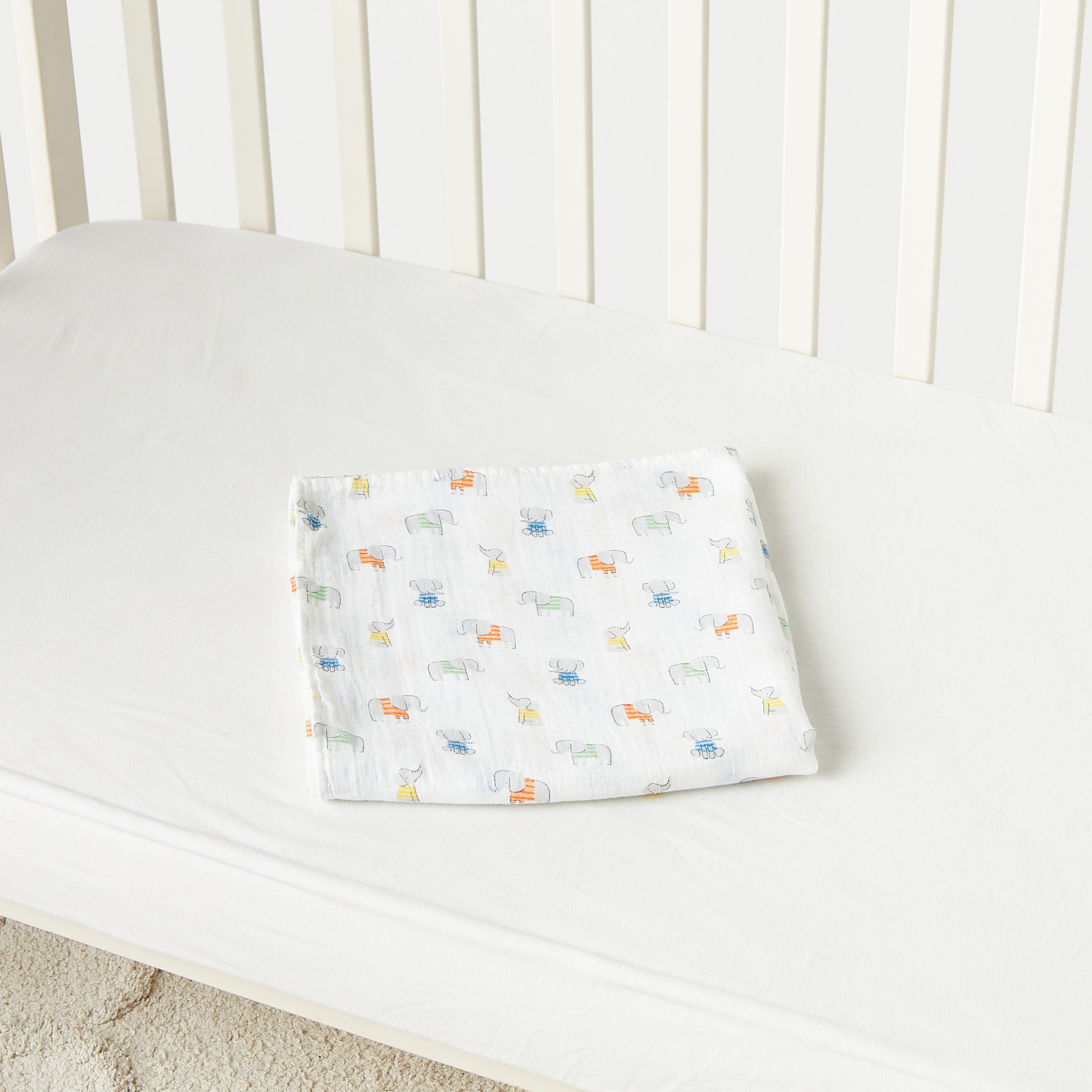 Giggles All-Over Elephant Print Bamboo Muslin Single Swaddle-baby-nursery-blanketsandswaddles-swaddlesandsleepingbags-image-4