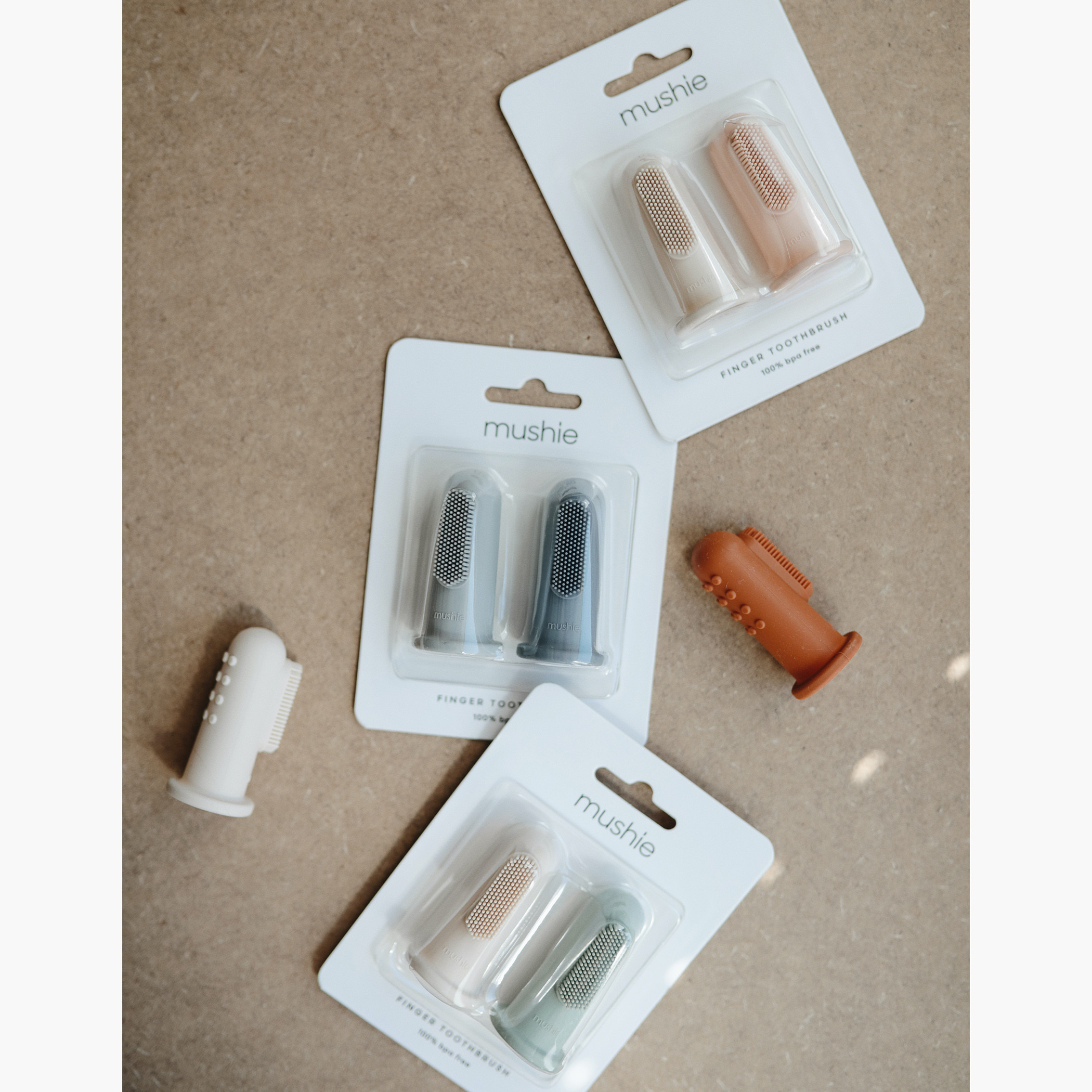 mushie Finger Toothbrush - Set of 2-baby-bathandcare-oralcare-image-2