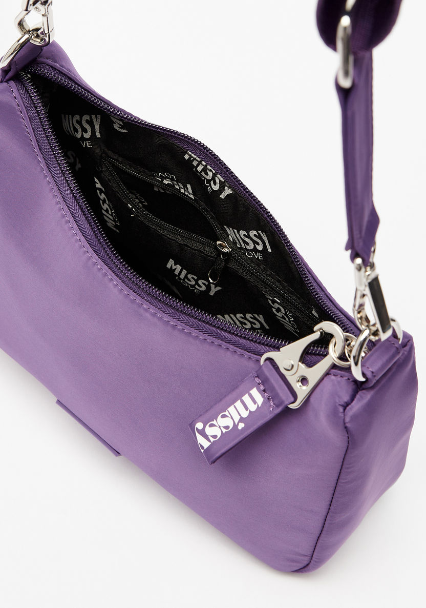 Missy Solid Shoulder Bag-Women%27s Handbags-image-3