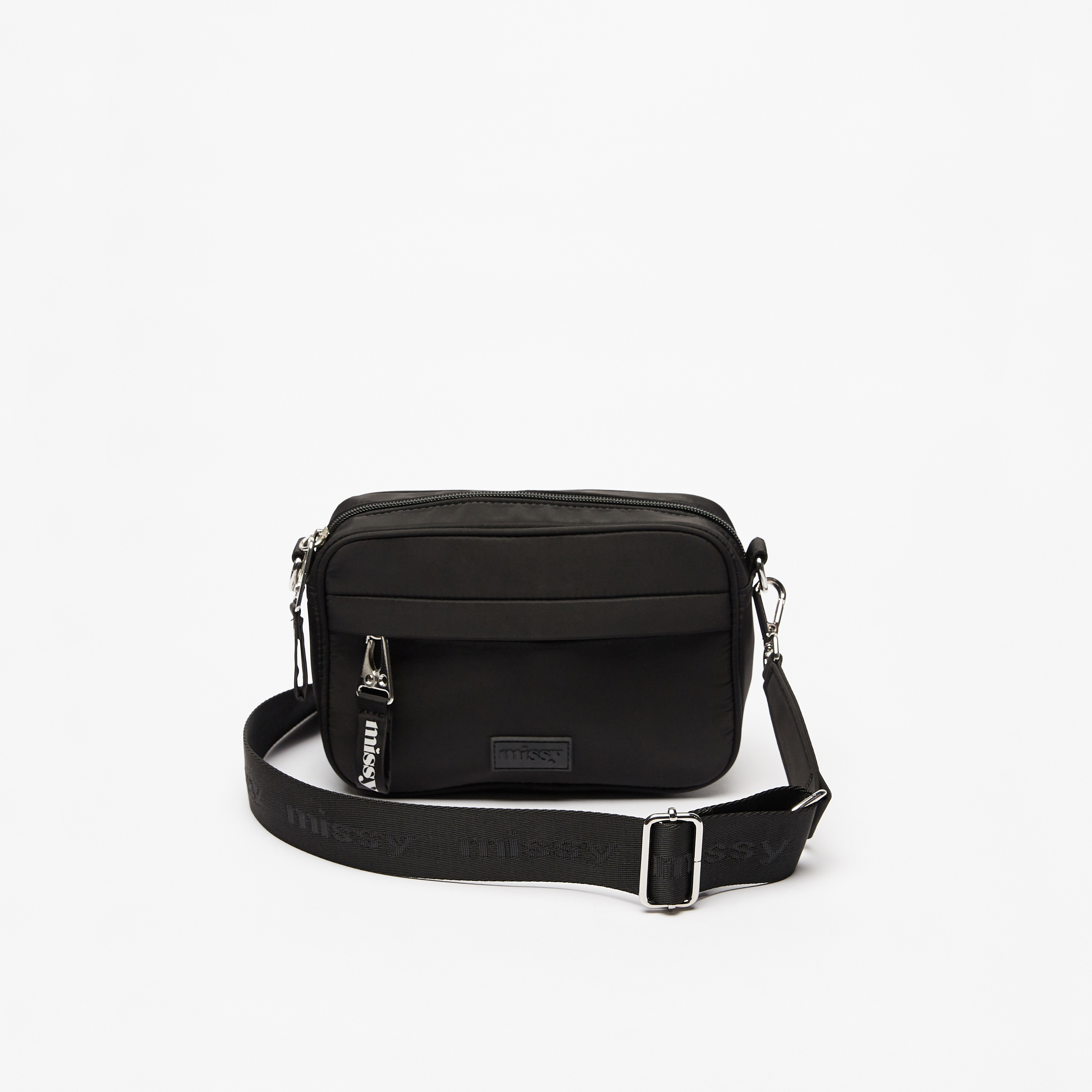 Shop Missy Solid Crossbody Bag Online | Centrepoint Qatar