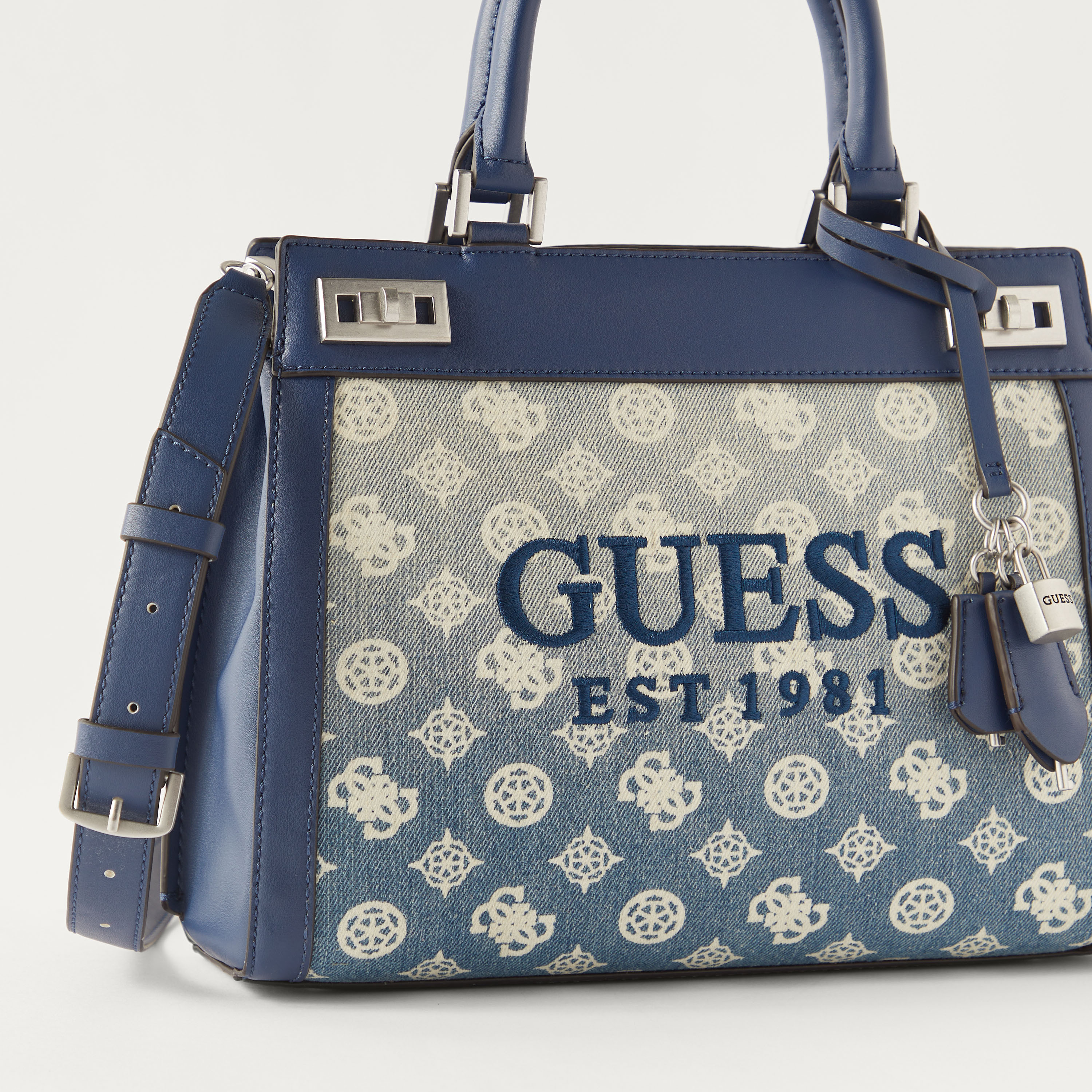 Guess on sale denim handbags