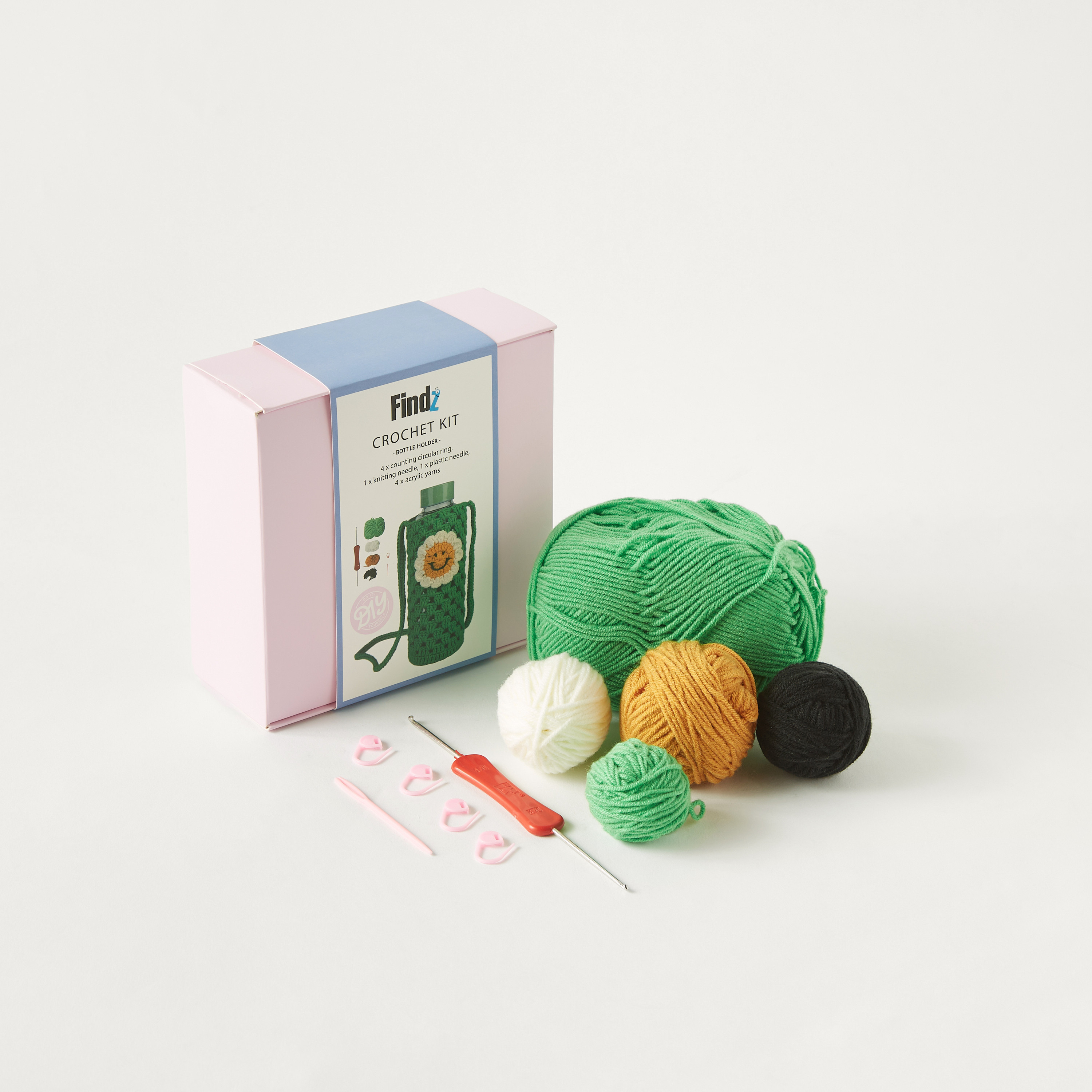 Findz DIY Crochet Bottle Holder Kit-school-stationery-sets-image-2