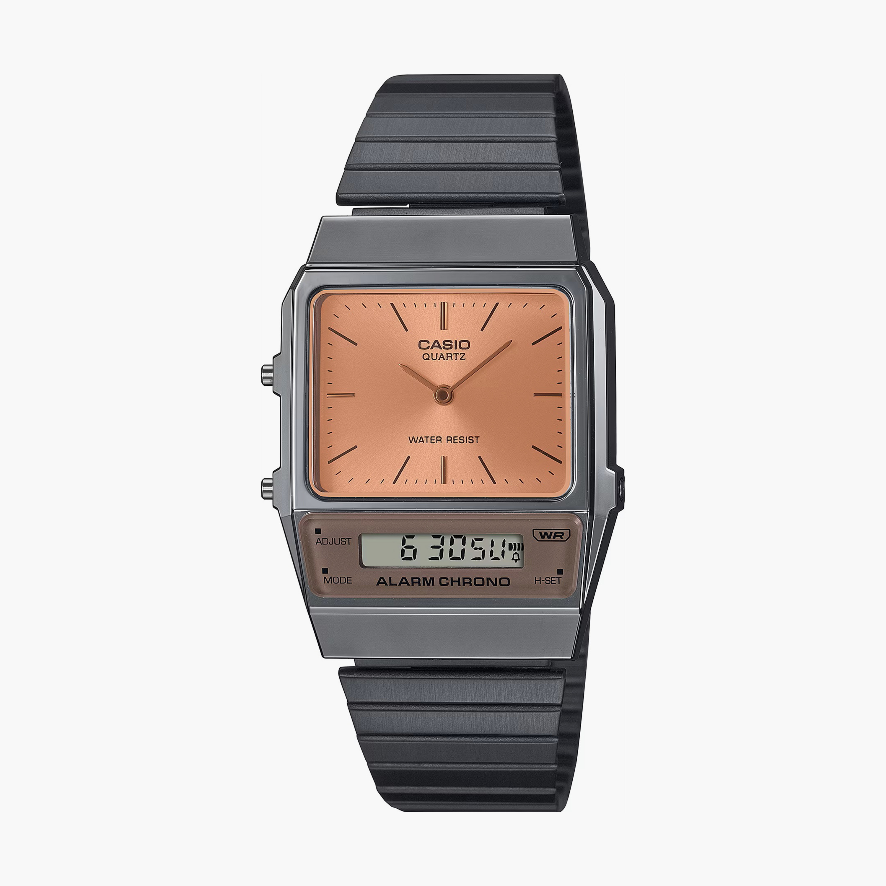 Casio Unisex Grey Analog-Digital Stainless Steel Strap Watch - AQ-800ECGG-4ADF-women-watchesandjewellery-watches-image-1