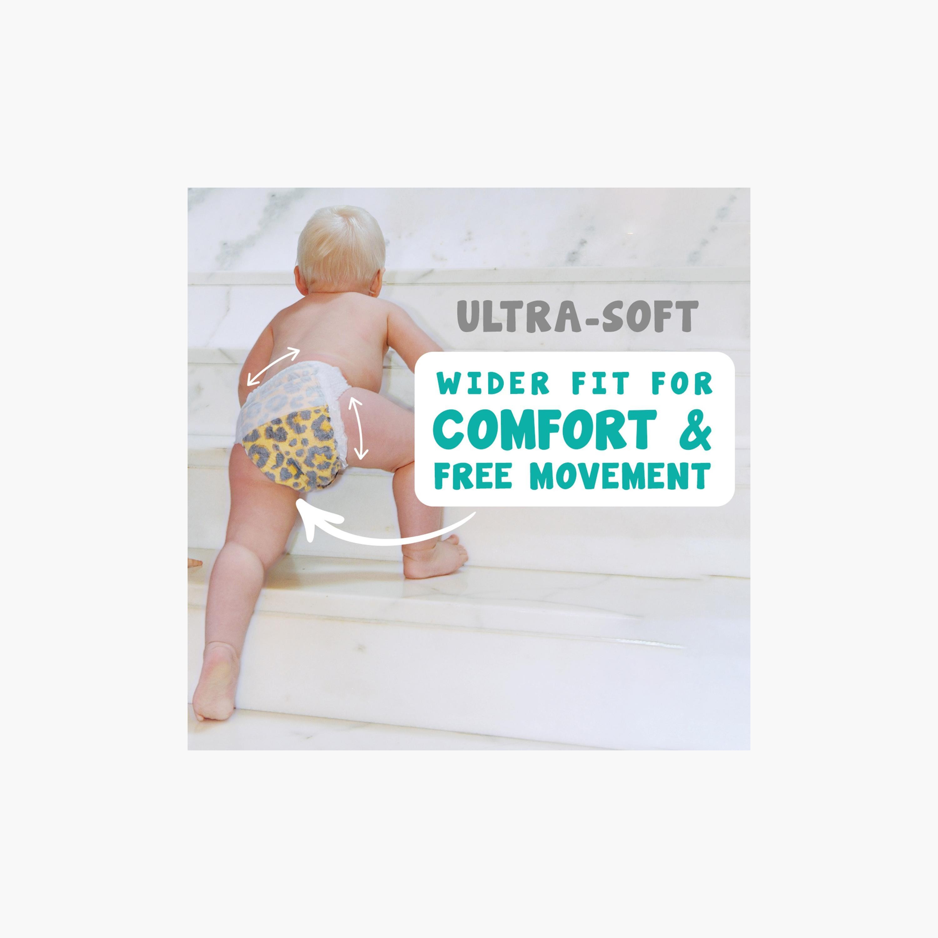 PureBorn Size 4, 44-Diaper Pants Twin Pack - 9-15 kg - Assorted-baby-diapering-diapers-image-4