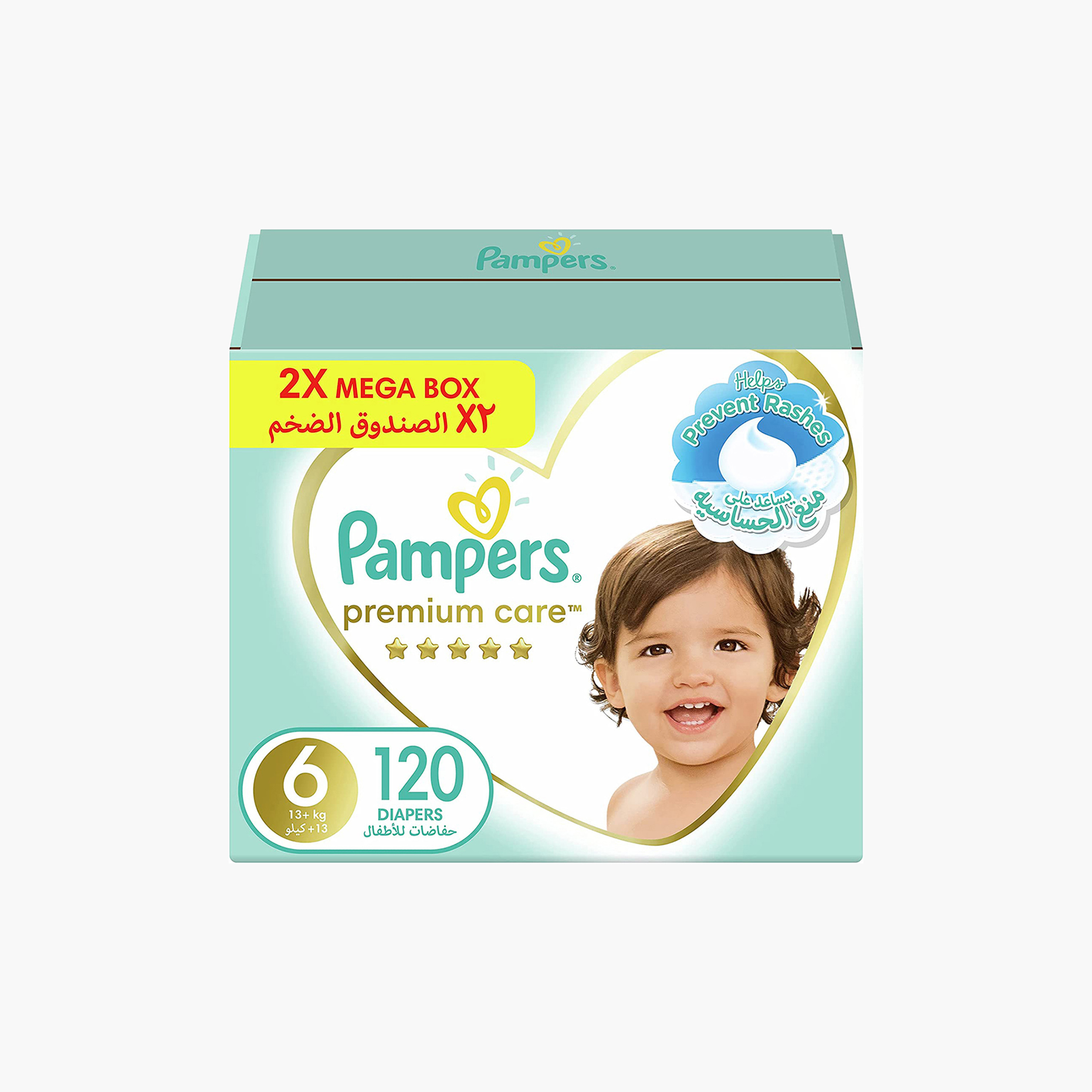Pampers Premium Care Size 6, 120-Diapers Mega Pack - 13+ kgs-baby-diapering-diapers-image-1