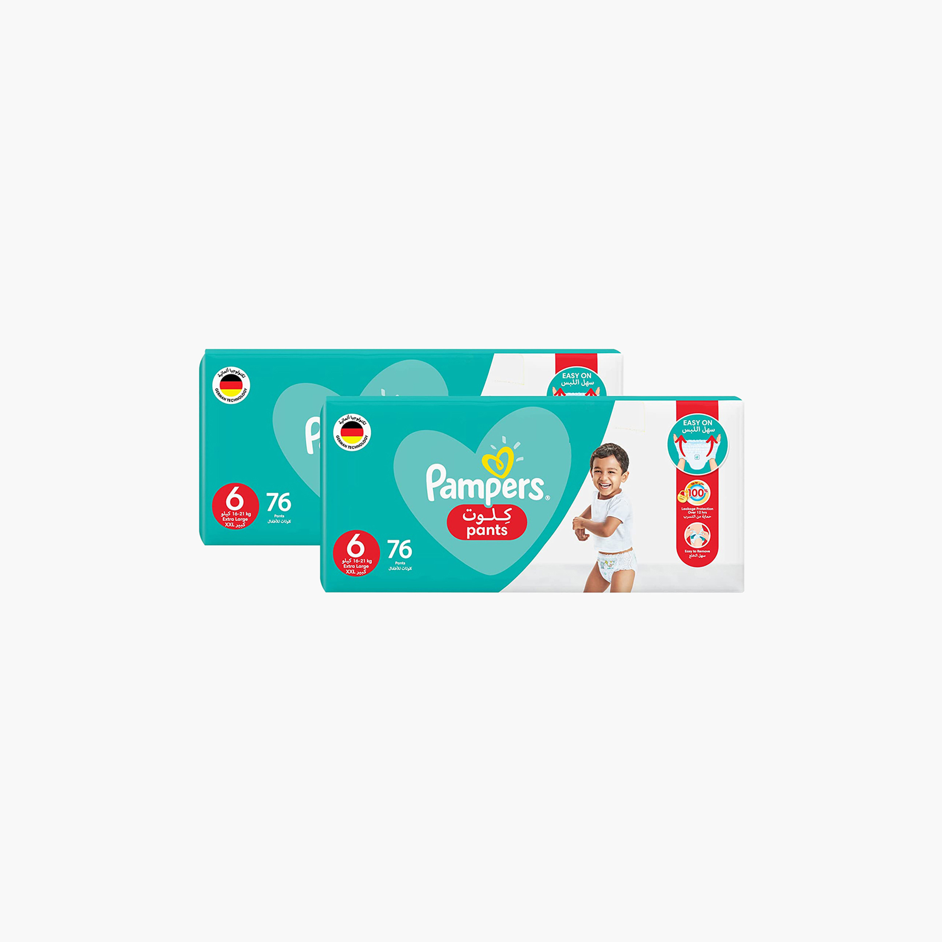 Pampers Size 6 Extra Large, 152-Diaper Pants Mega Pack - 16-21 kg-baby-diapering-diapers-image-2