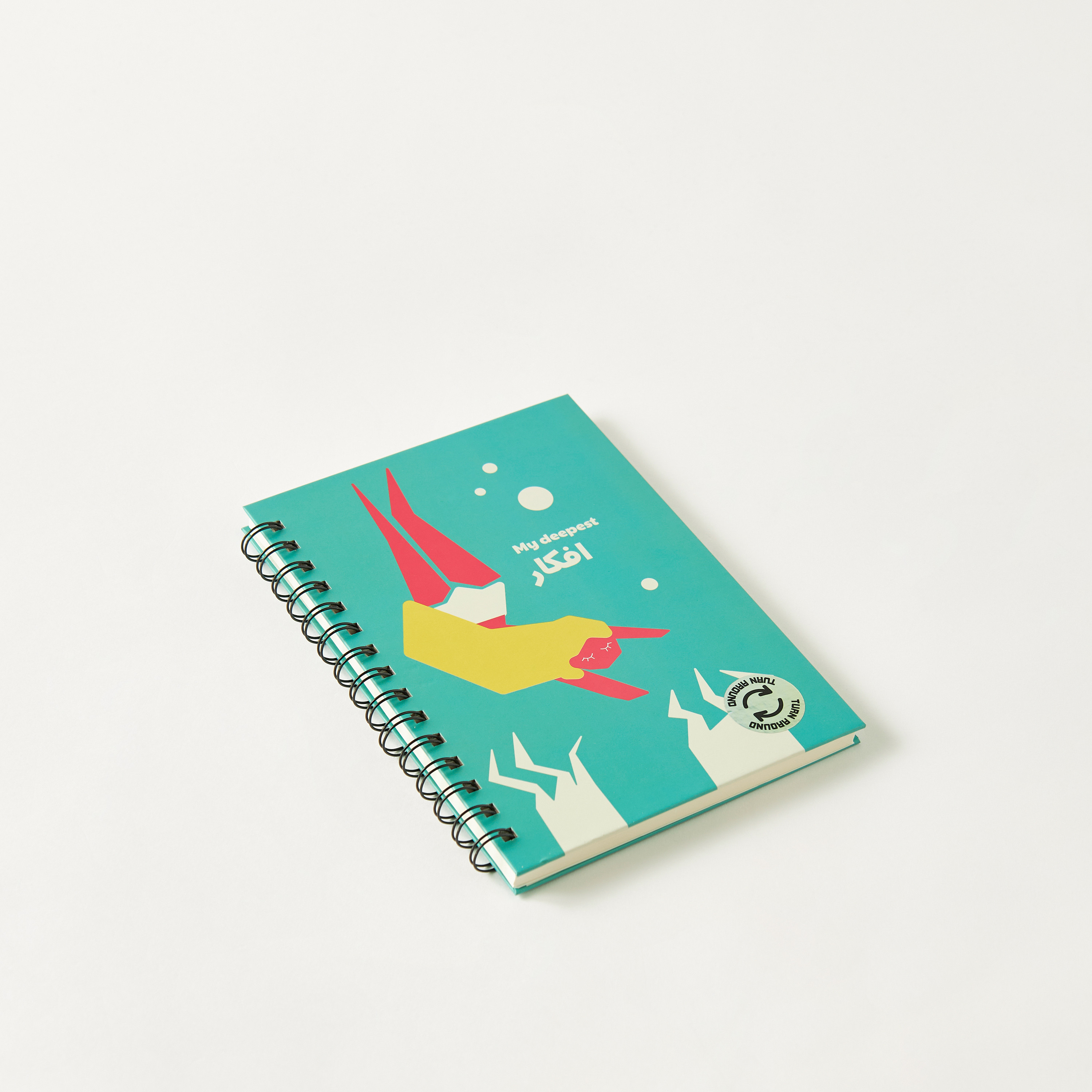 Everythink Slogan Print Ruled 80-Page A5 Notebook-school-stationery-notebooks-image-2