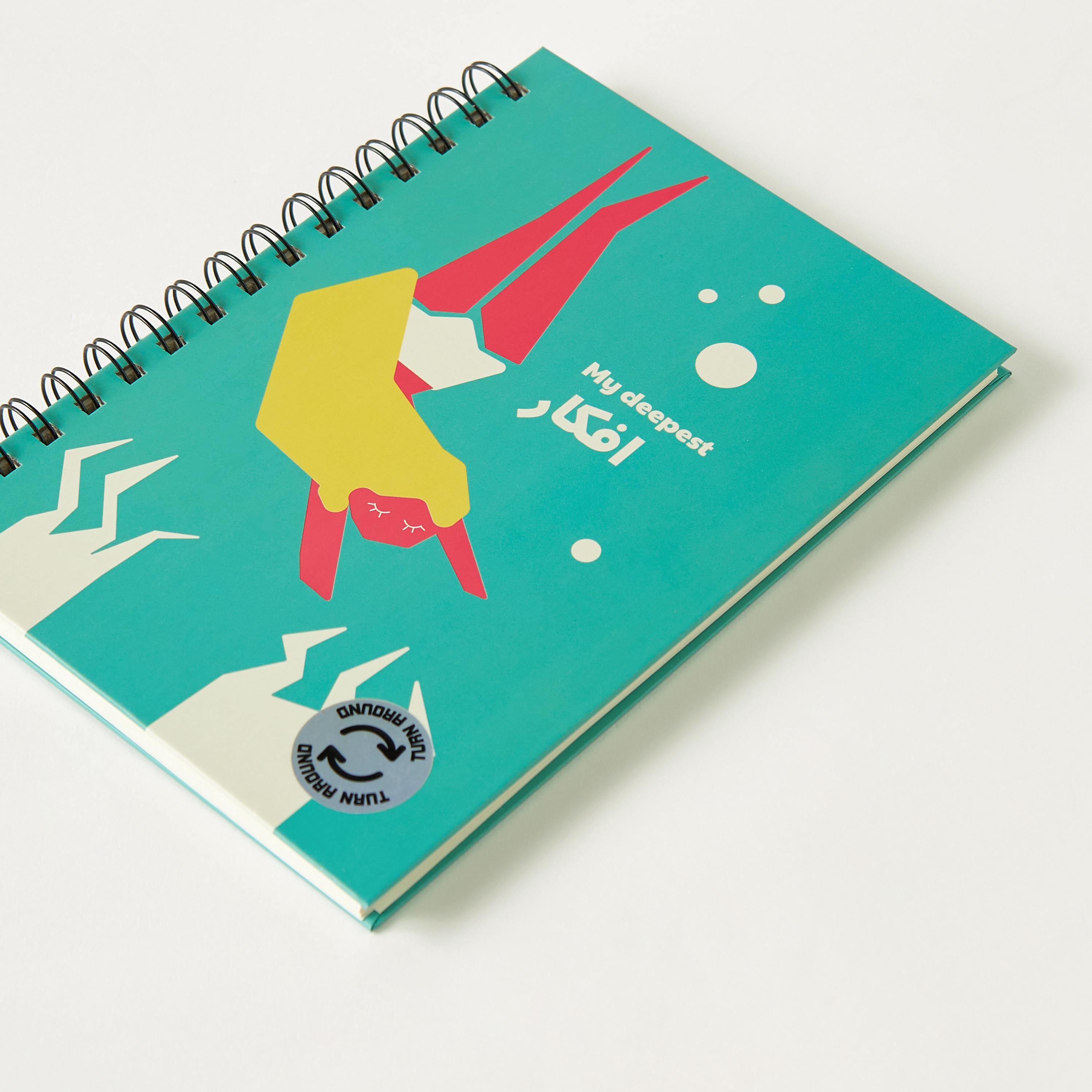 Everythink Slogan Print Ruled 80-Page A5 Notebook-school-stationery-notebooks-image-3