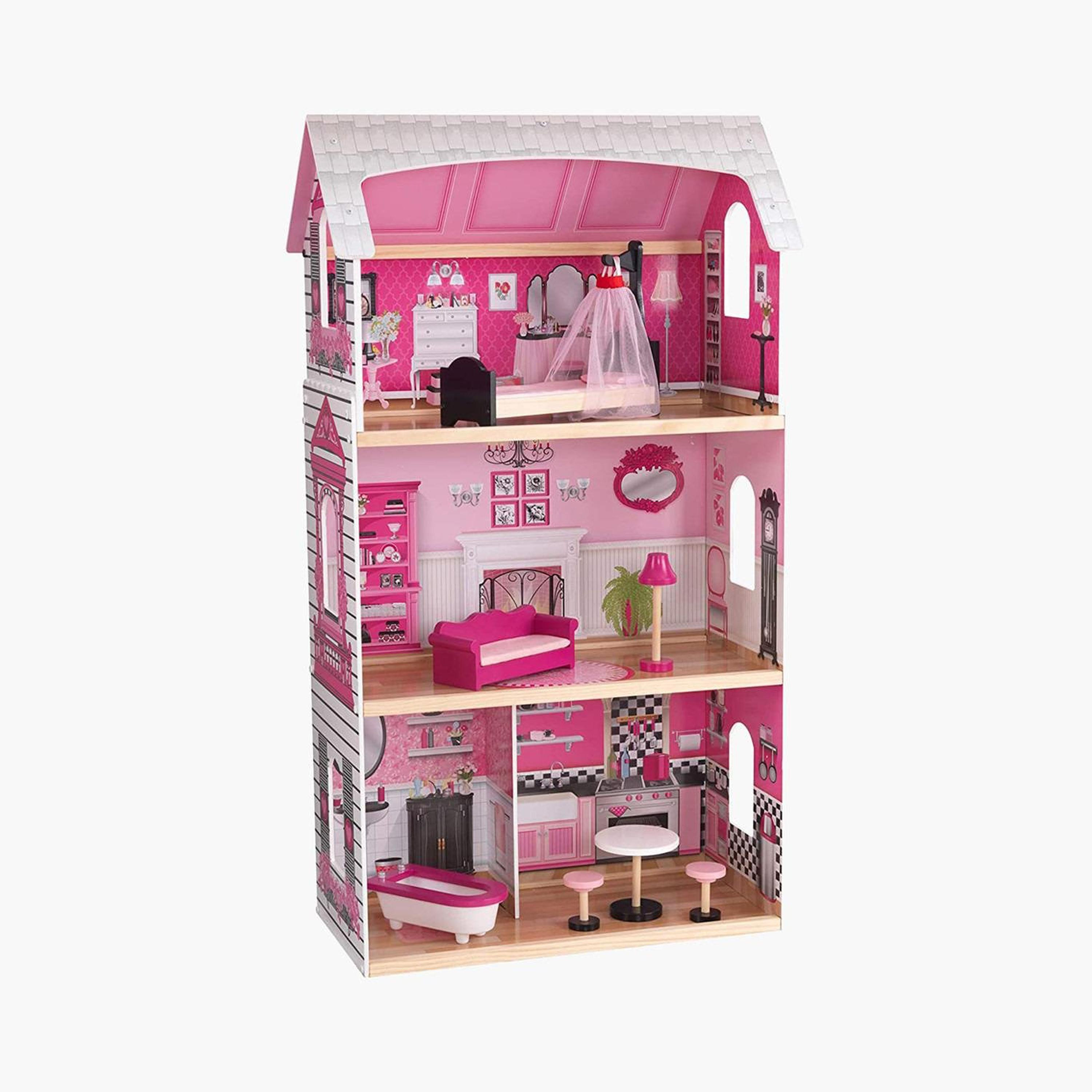 Kidkraft Bonita Rosa Dollhouse Playset-toys-dollsandplaysets-dollhouses-image-1